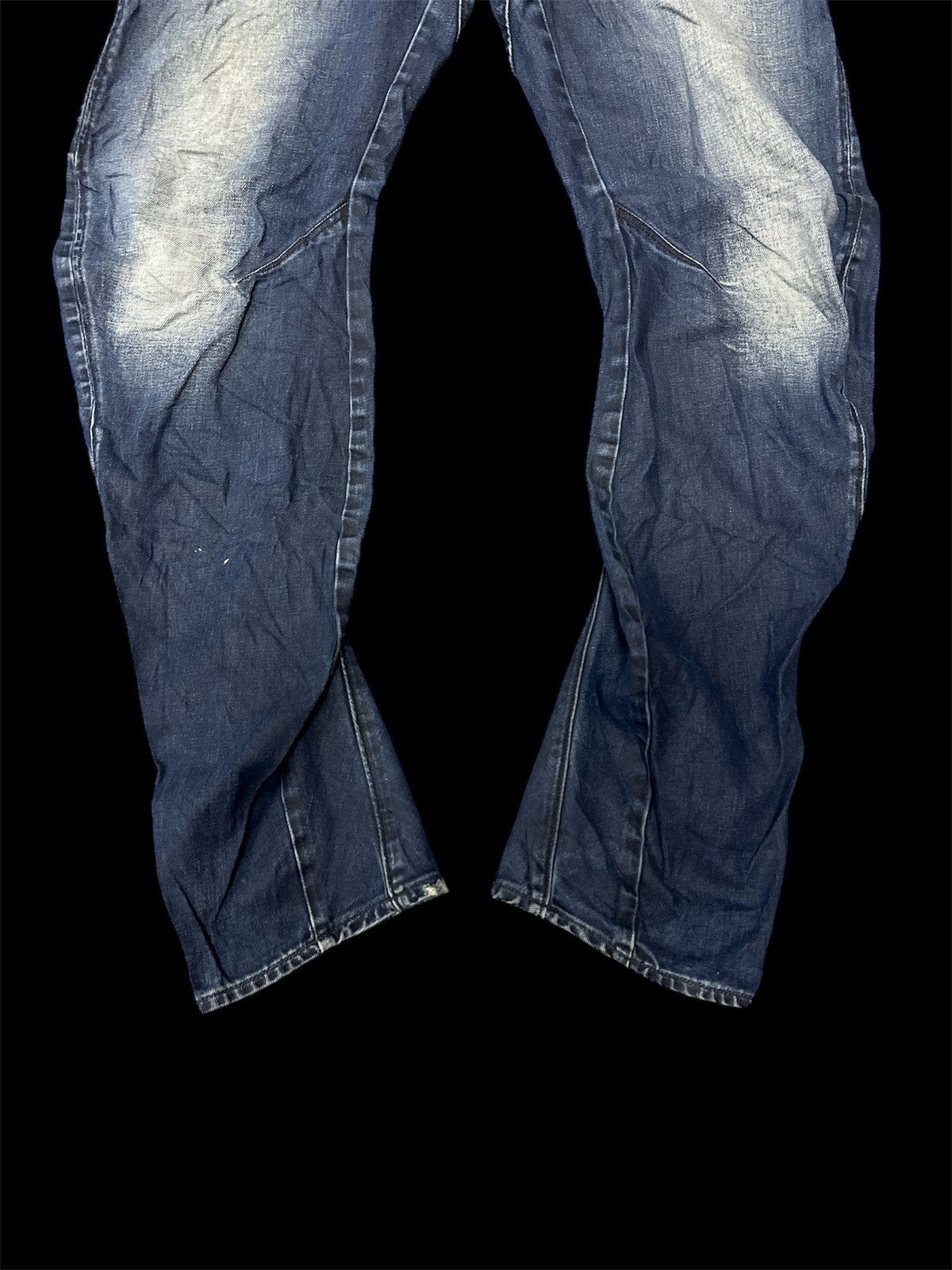 G-Star × Japanese Brand G STAR RAW CURVE LEG DISTRESSED DENIM PANT Size US 34 / EU 50 - 3 Thumbnail