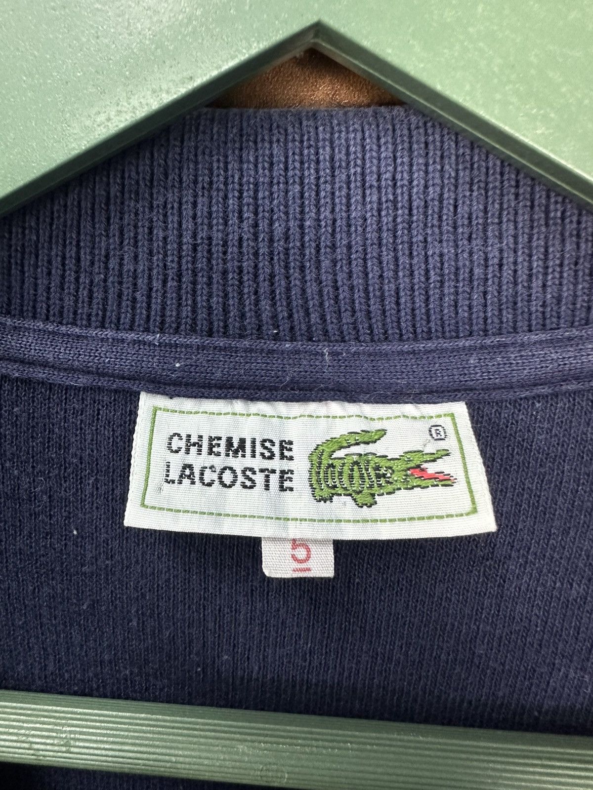 Lacoste Vintage Lacoste Polo Sweatshirt Z397 Size US M / EU 48-50 / 2 - 7 Thumbnail