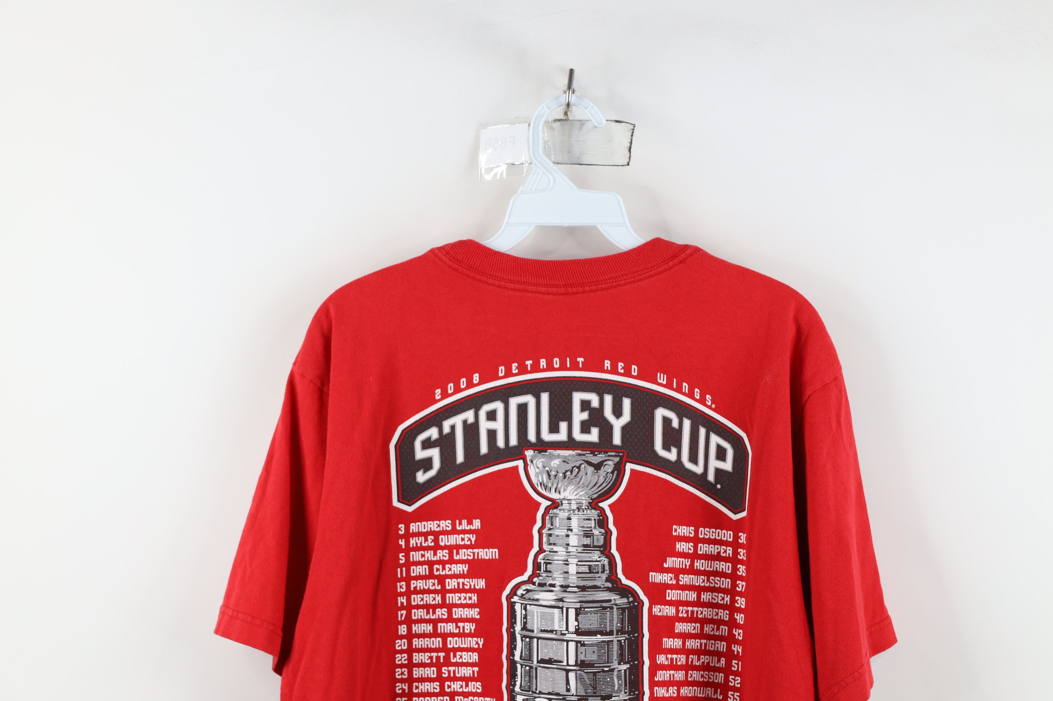 Reebok Vintage Reebok Cup Champs Detroit Red Wings Hockey T-Shirt Size US M / EU 48-50 / 2 - 13 Thumbnail
