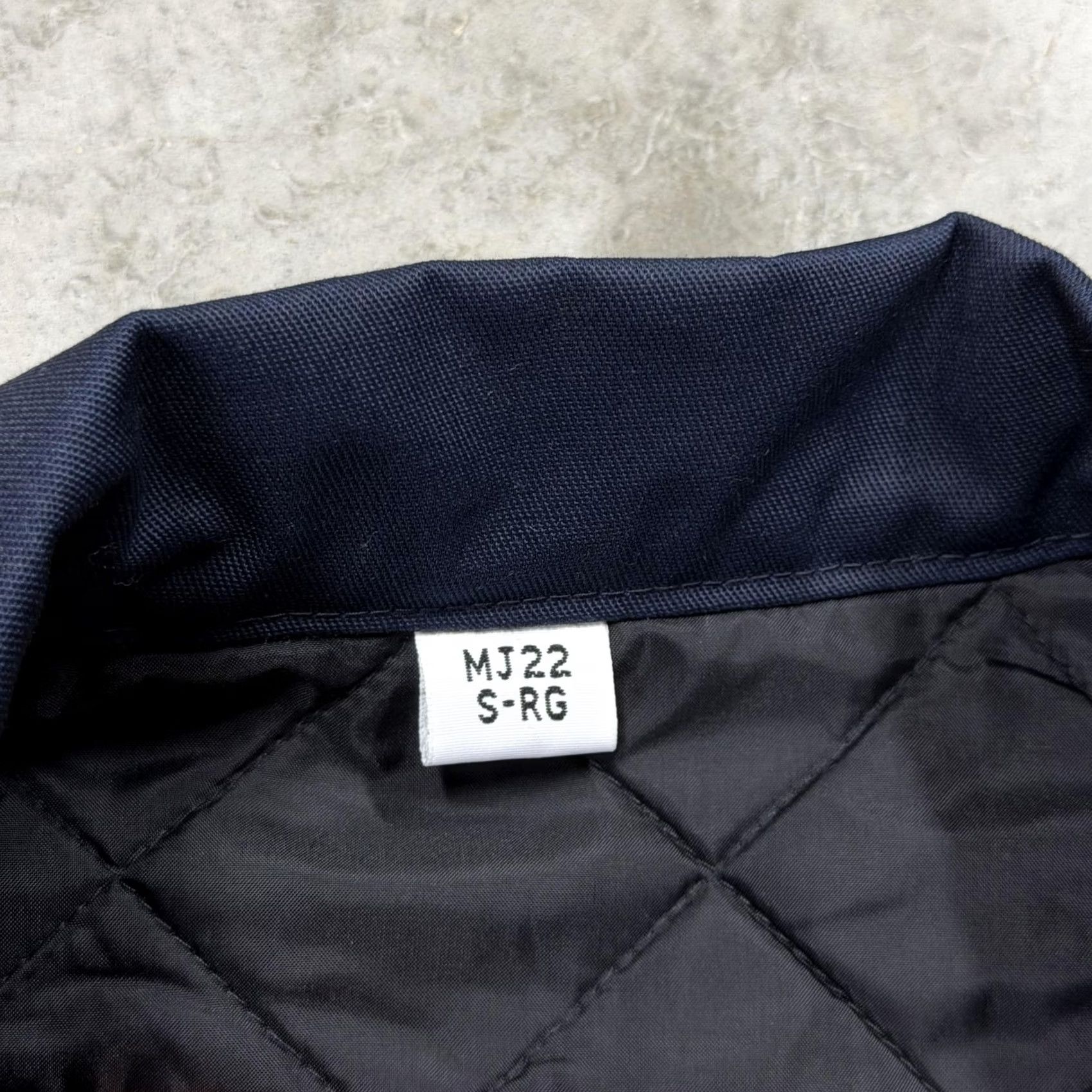Vintage Work Jacket Mens S Blue Insulated Quilted Lined Waterproof Windbreaker MJ22 Jacket/Casual Workwear Size US S / EU 44-46 / 1 - 2 Thumbnail
