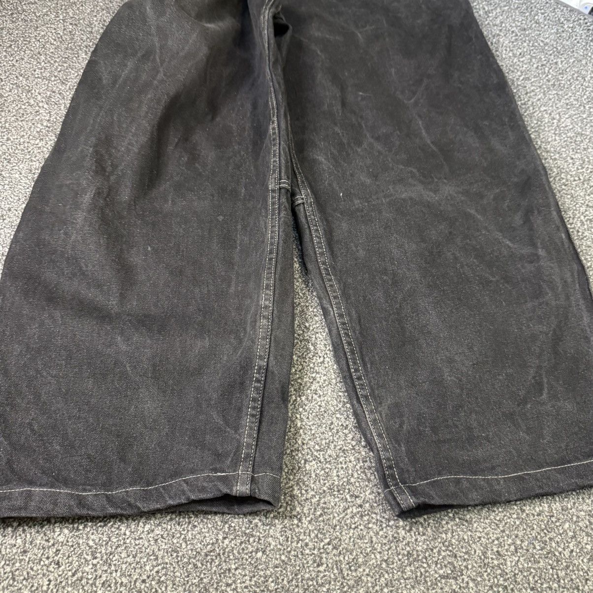If Six Was Nine Triple 5 Soul Faded Black Baggy Crazy Jeans Size US 36 / EU 52 - 5 Thumbnail