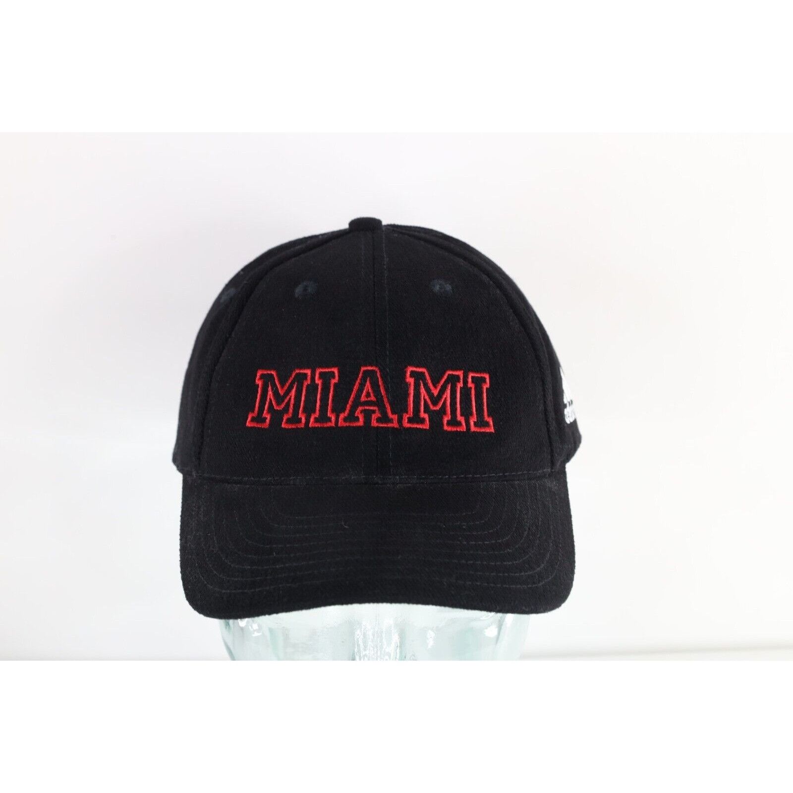 Adidas × Vintage Vintage 90s Adidas University of Miami of Ohio Strapback Size ONE SIZE - 1 Thumbnail