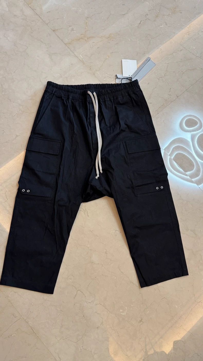 Rick Owens Rick Owens Black Cargo Casual Pants - dmc Size US 31 - 1 Thumbnail
