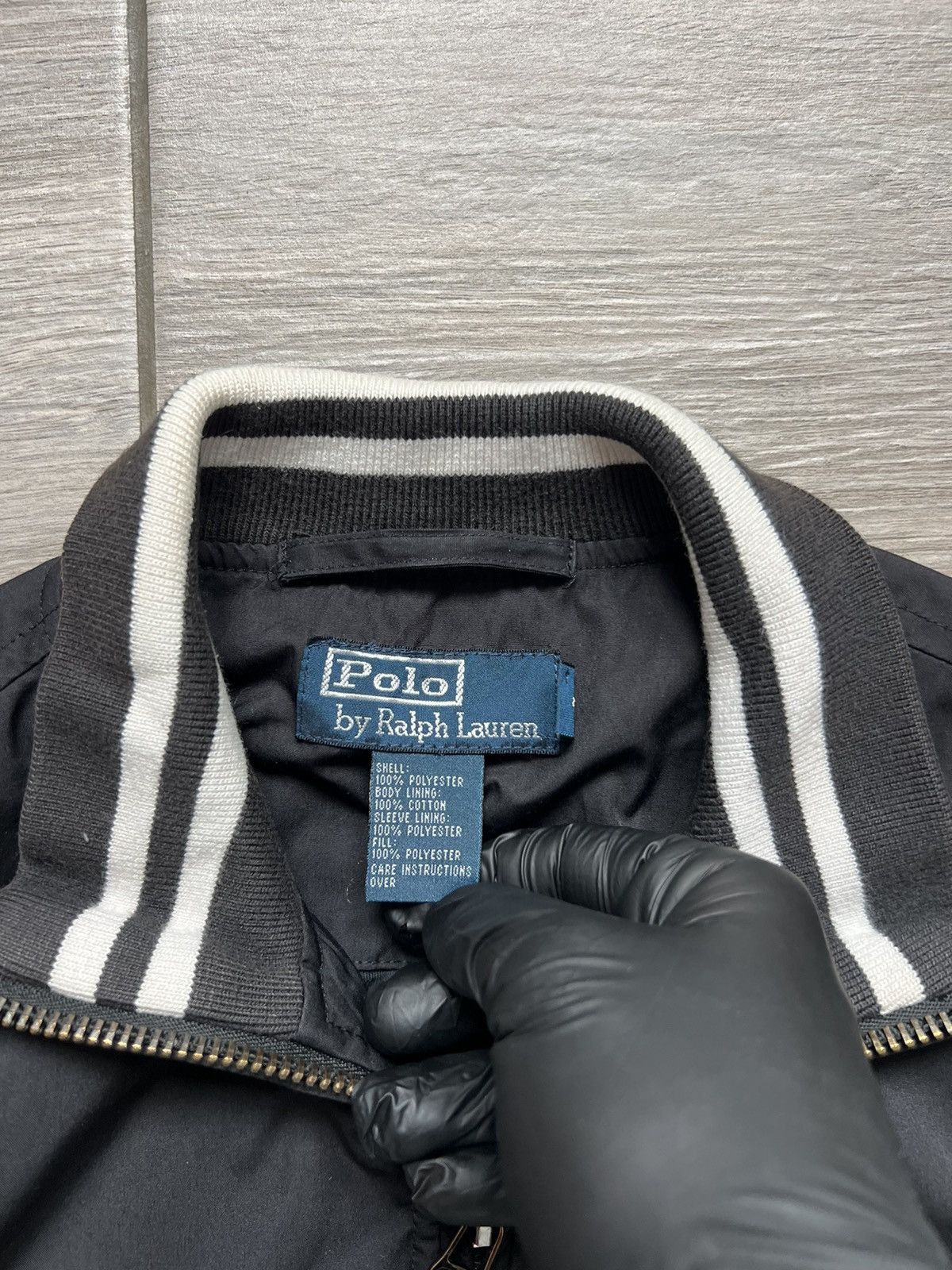 Polo Ralph Lauren Polo Ralph Lauren Bomber Jacket Vintage Black Size US S / EU 44-46 / 1 - 9 Thumbnail