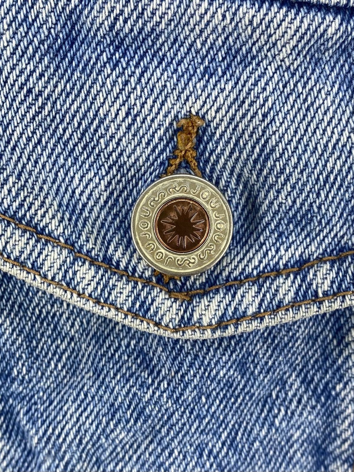 Vintage Vintage 80’s Joujou Jeans Classic Denim Vest Size M / US 6-8 / IT 42-44 - 9 Thumbnail