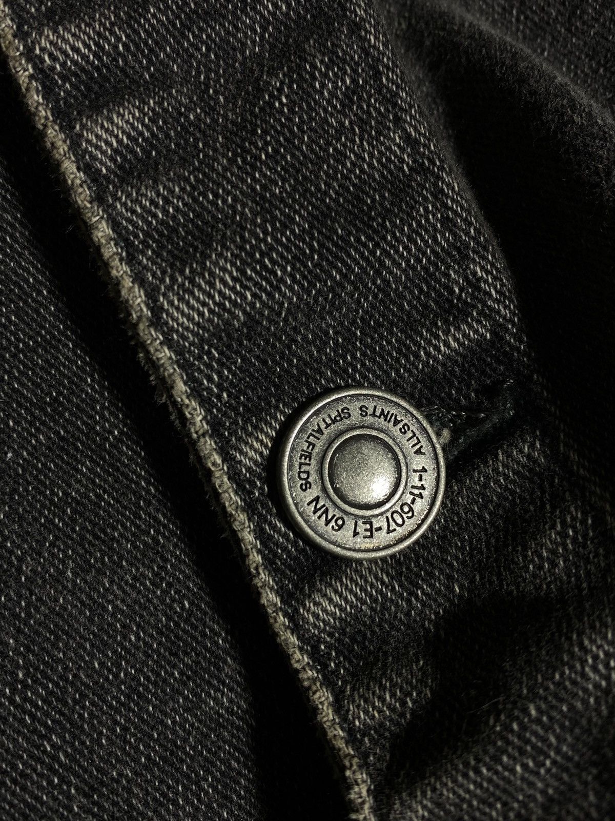 Allsaints All Saints Creagan Denim Jacket Suede Collar Size US S / EU 44-46 / 1 - 14 Thumbnail