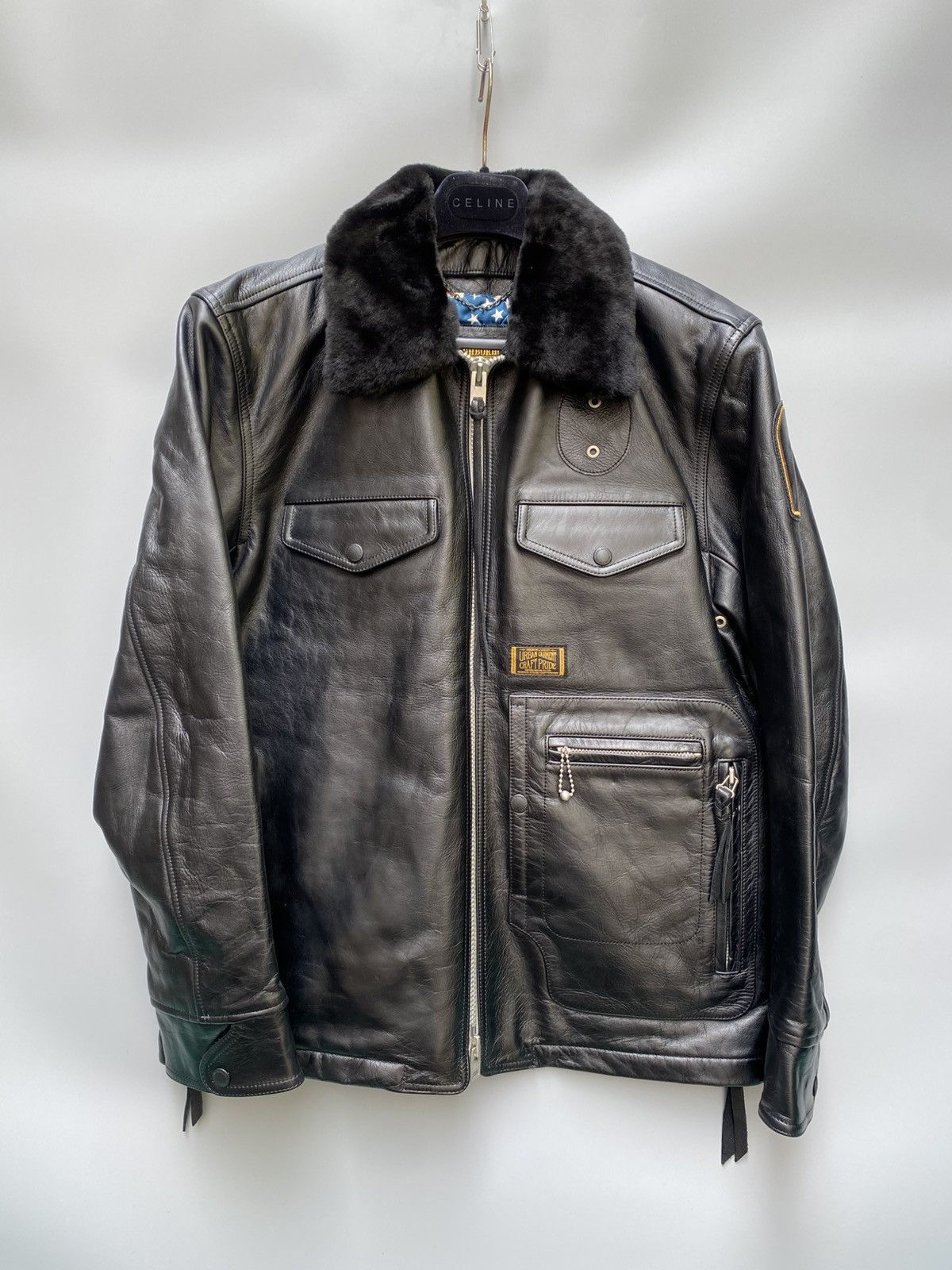 Neighborhood A/W 2010- Neighborhood- Biker Leather Jacket Size US L / EU 52-54 / 3 - 1 Thumbnail