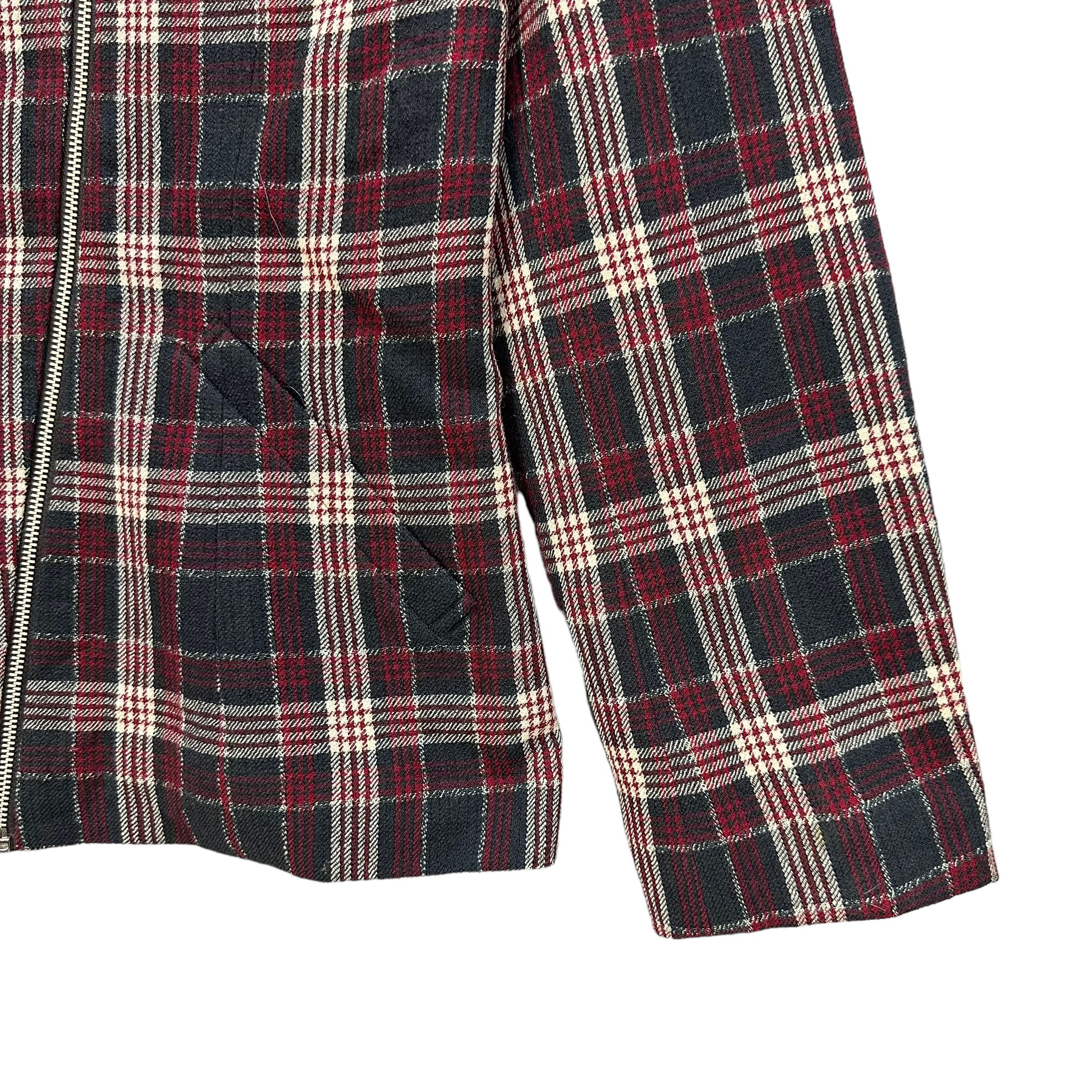 Cacharel CACHAREL TARTAN ASYMMETRICAL JACKET #7837-181 Size S / US 4 / IT 40 - 5 Thumbnail