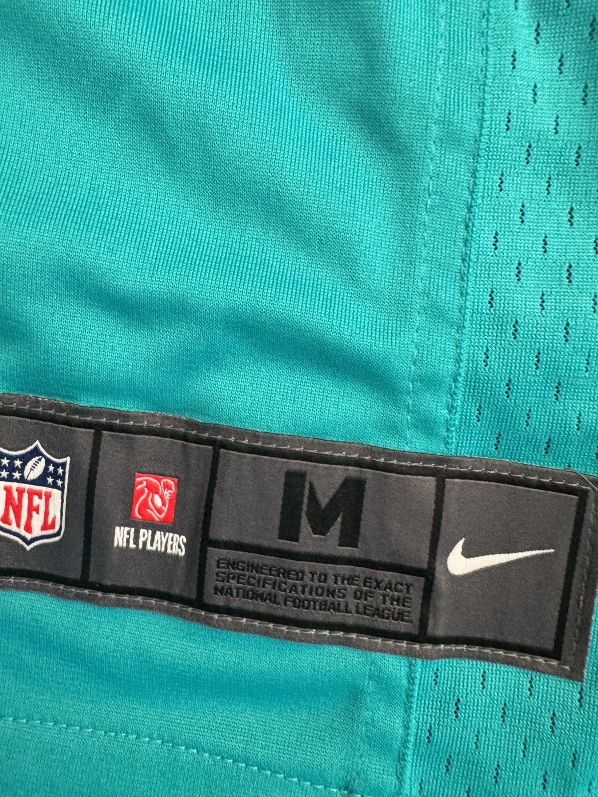 Nike Miami Dolphins Tua Tagovailoa #1 NFL Game Home Aqua Jersey Size US M / EU 48-50 / 2 - 2 Thumbnail