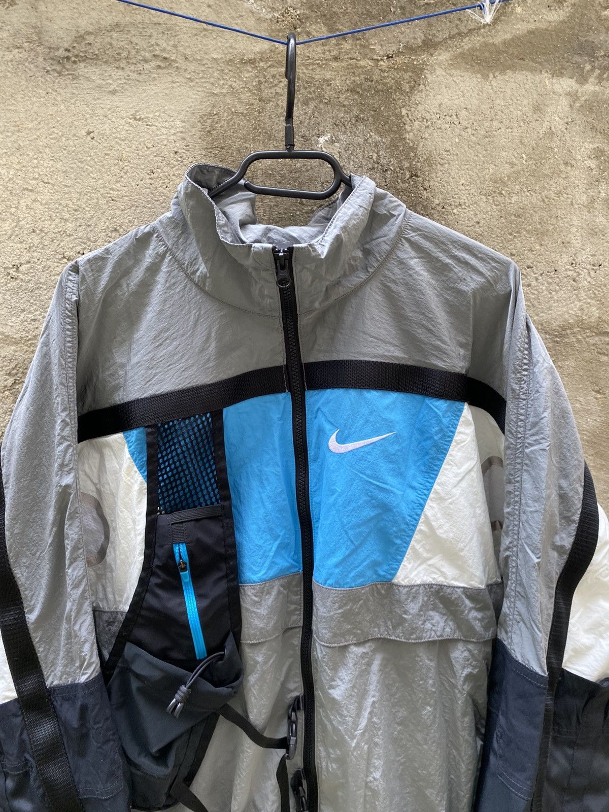 Nike Nike Nrg ISPA Full Zip grey Jacket Technical Zip Up Jacket Size US L / EU 52-54 / 3 - 4 Thumbnail
