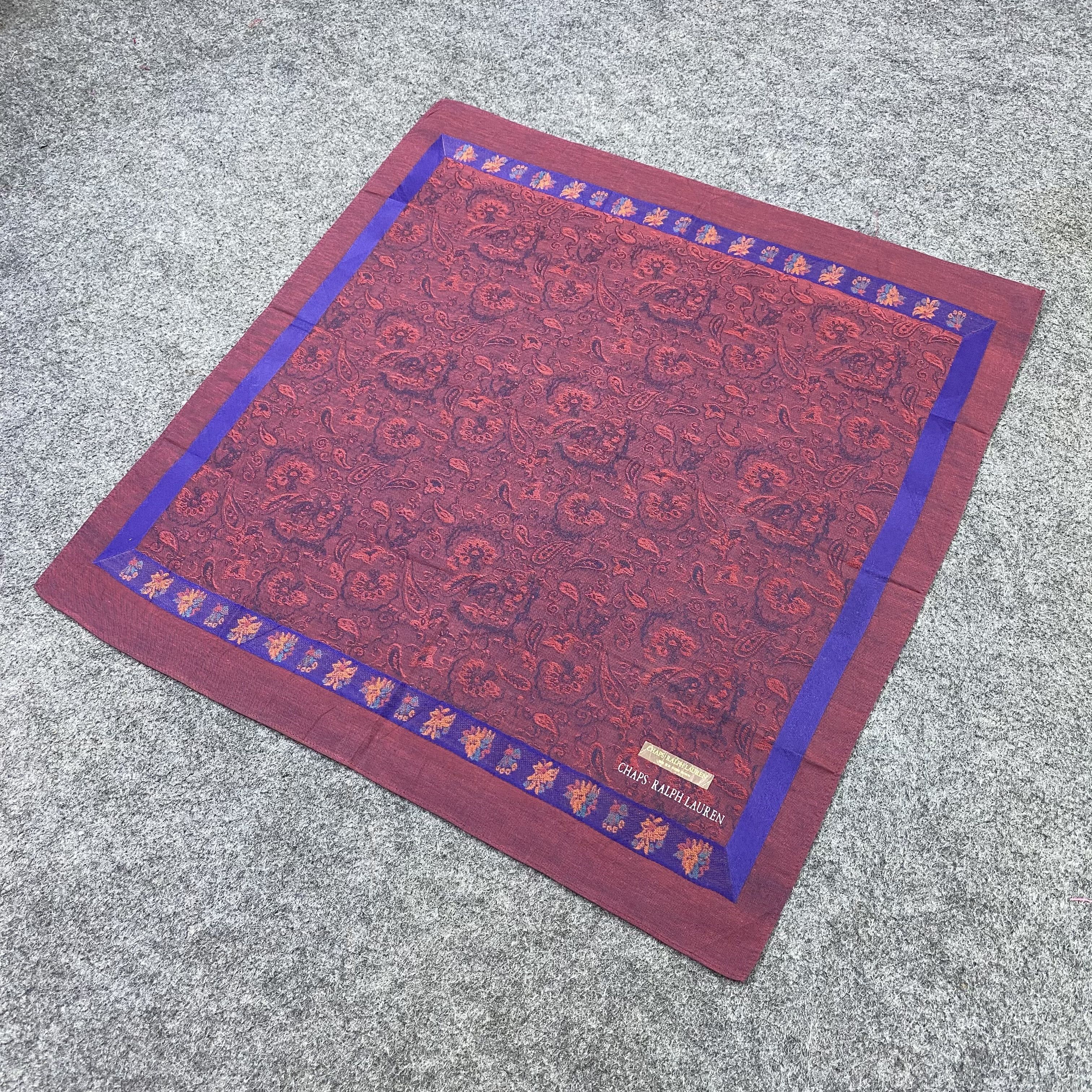 Chaps Ralph Lauren Chaps Ralph Lauren Handkerchief /Bandana /Neckerchief-B2363 Size ONE SIZE - 4 Thumbnail