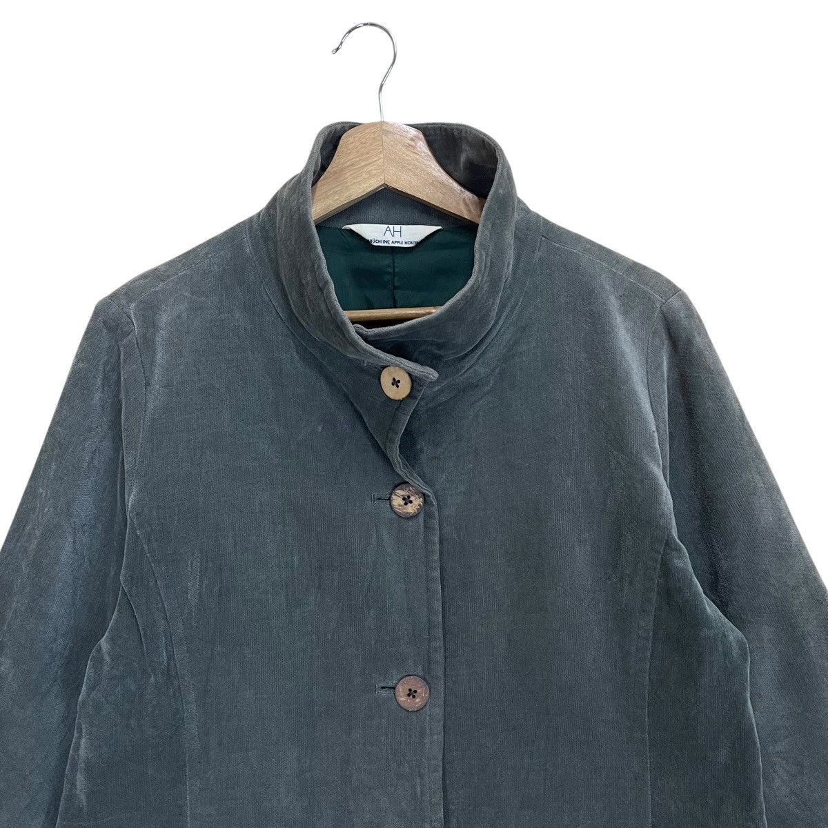 Issey Miyake Japanse Abuchi Inc Apple House Long Coat Jacket Size US M / EU 48-50 / 2 - 4 Thumbnail
