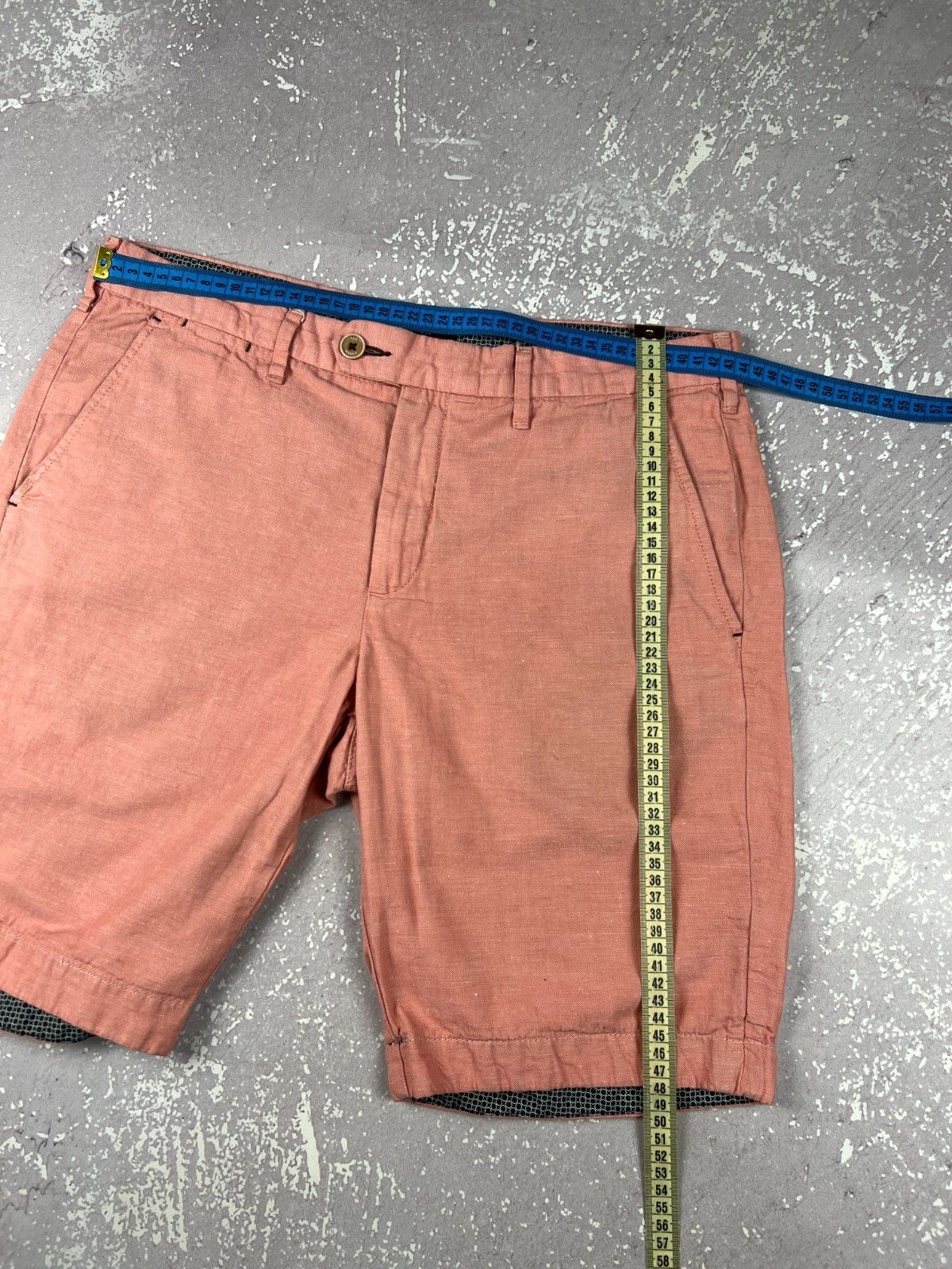 Ted Baker Ted Baker Summer Cotton/Linen Shorts Mens 32R Pink Size US 32 / EU 48 - 9 Thumbnail