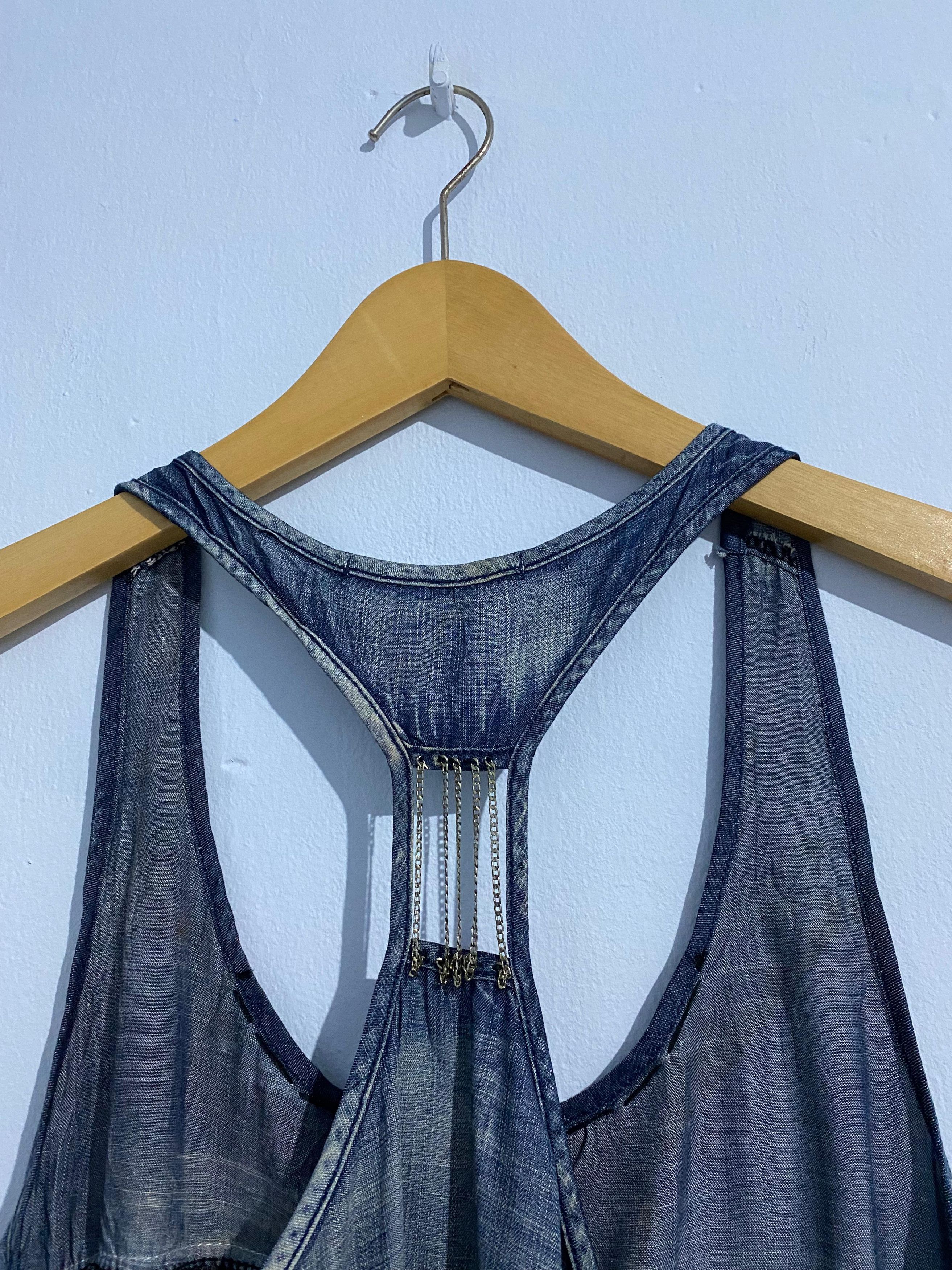 Japanese Brand Japanese Velvet 70' Skull Swarovski tank-top Size US M / EU 48-50 / 2 - 5 Thumbnail