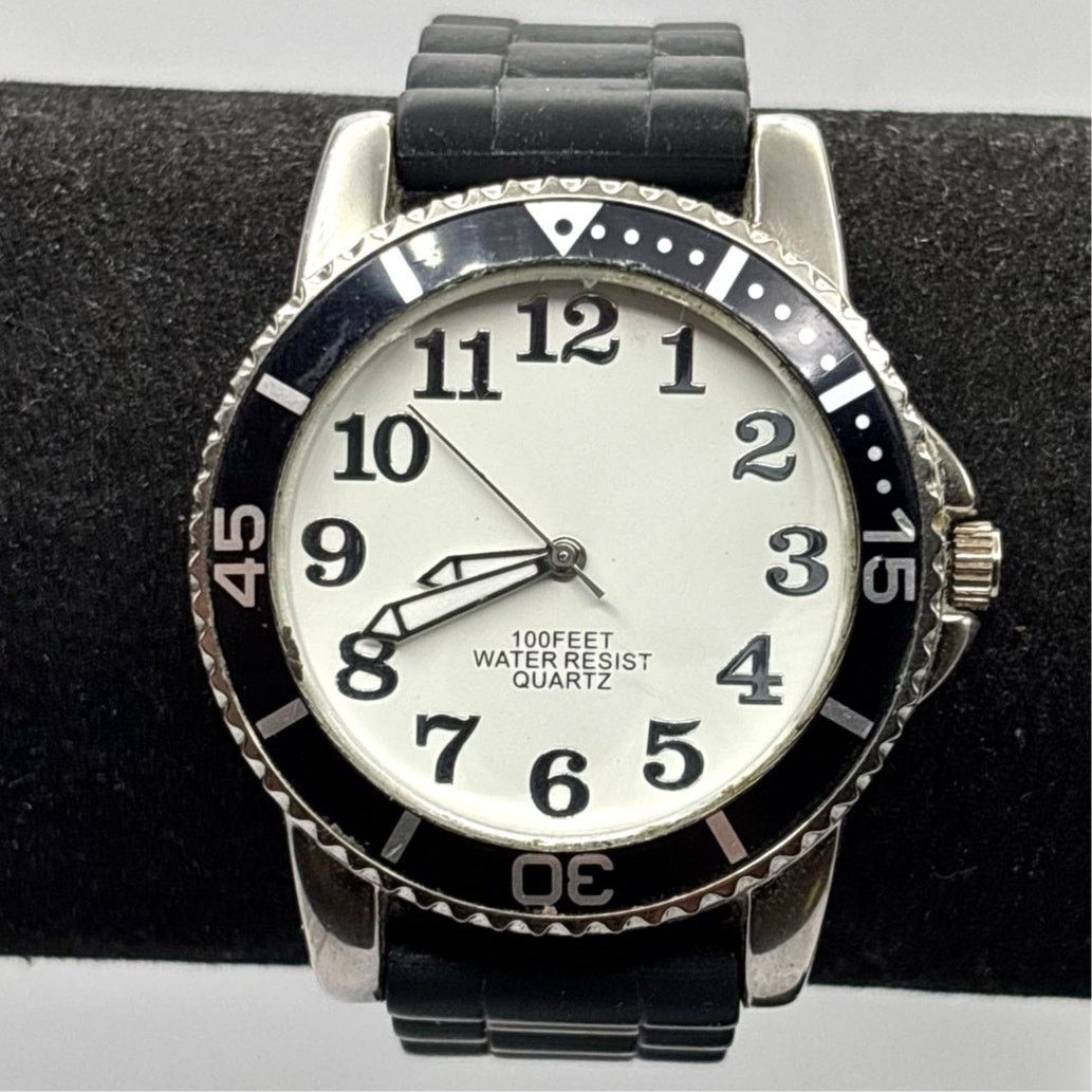 Other Black & Silver Men's Watch Size ONE SIZE - 1 Thumbnail