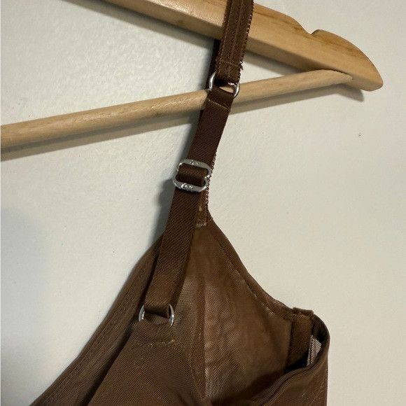 Other Amour Caché Brown Sheer Mesh Bra & Thong Set – 32B / Small Size S / US 4 / IT 40 - 12 Thumbnail
