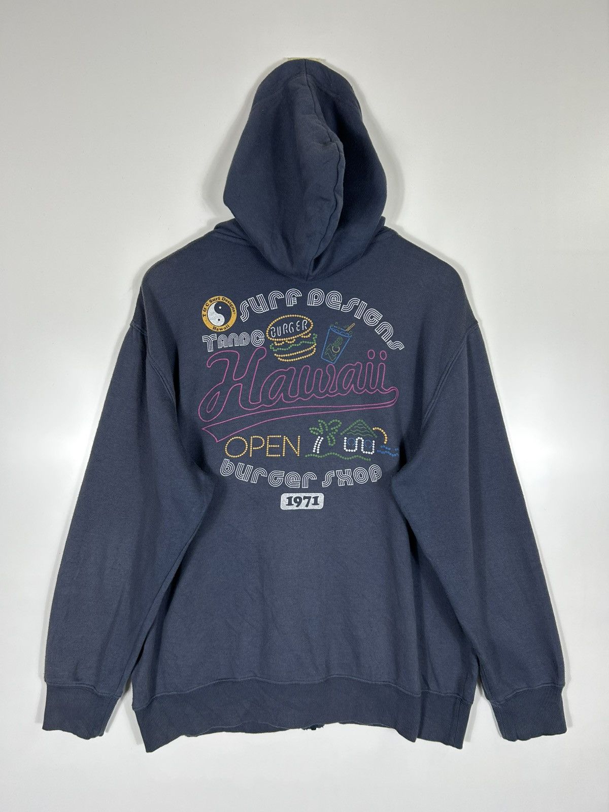 Sun Surf ⚡️Vintage T&C Surf Design Hawaii Hooded Sweater - L Size US L / EU 52-54 / 3 - 1 Thumbnail