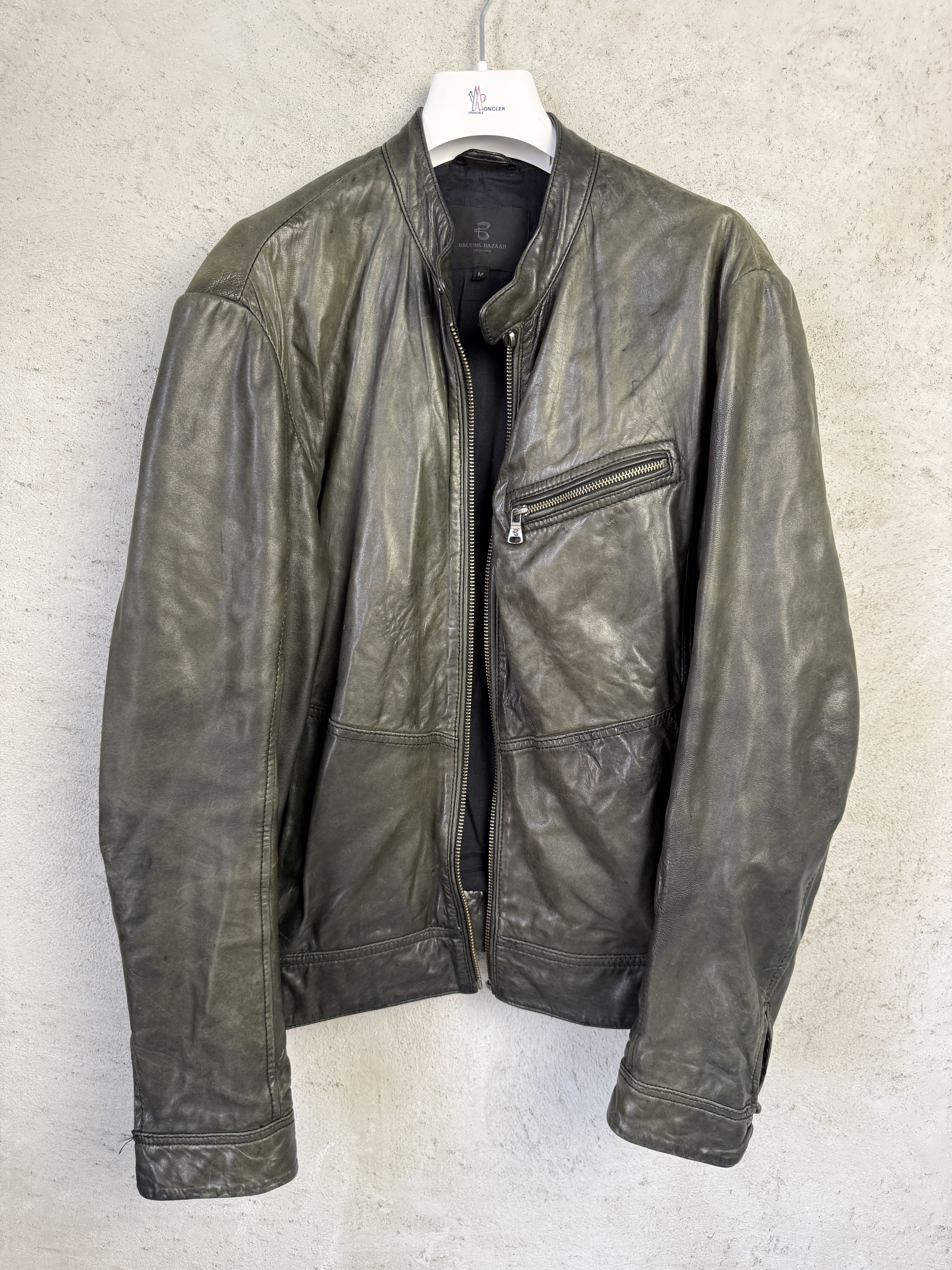 Bruuns Bazaar Bruuns Bazaar lamb leather jacket casual avant garde Size US M / EU 48-50 / 2 - 1 Thumbnail