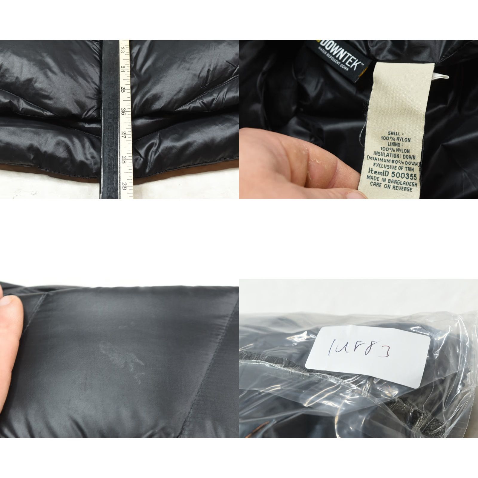Vintage VINTAGE LL Bean Downtek 850 Ultralight Vest Womens Medium Black Full-Zip Puffer Size M / US 6-8 / IT 42-44 - 8 Thumbnail