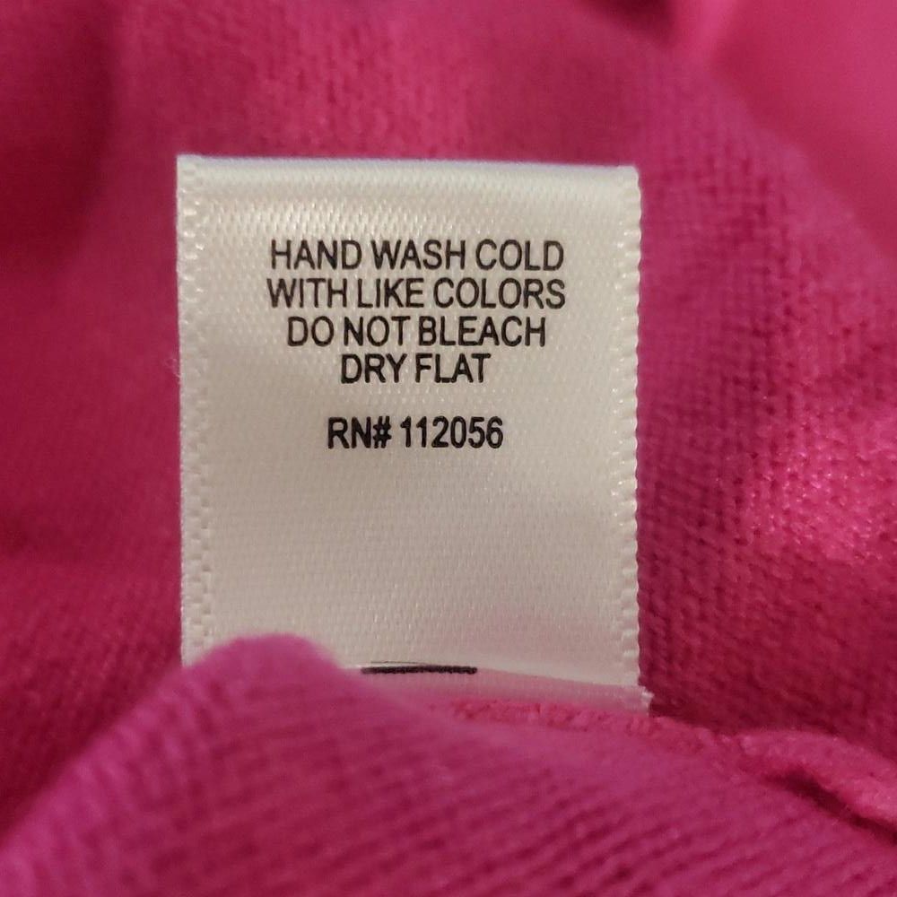 Designer CT905 Zenana Pink Scoop Neck Ladies Sweater L Size L / US 10 / IT 46 - 7 Thumbnail