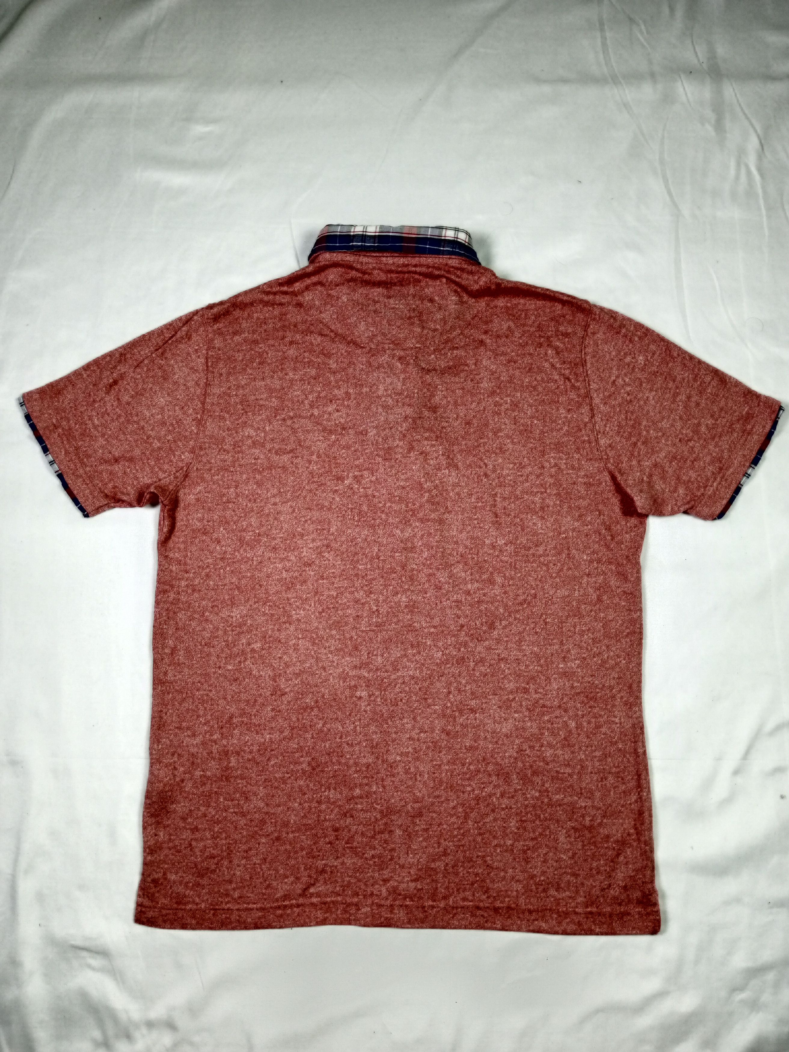 Japanese Brand Perpetual "TRENZA" Double colar and Double layer polo shirt Size US L / EU 52-54 / 3 - 14 Thumbnail