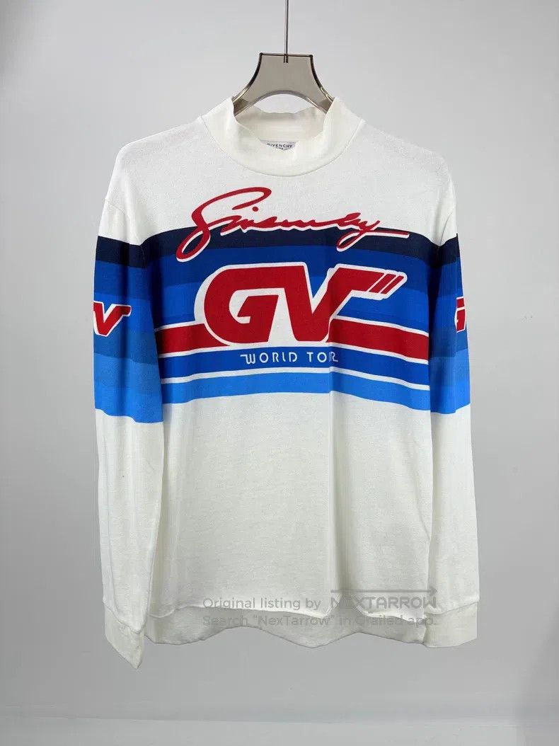 Givenchy Givenchy Red and Blue Printed Long Sleeve Size US XL / EU 56 / 4 - 1 Thumbnail