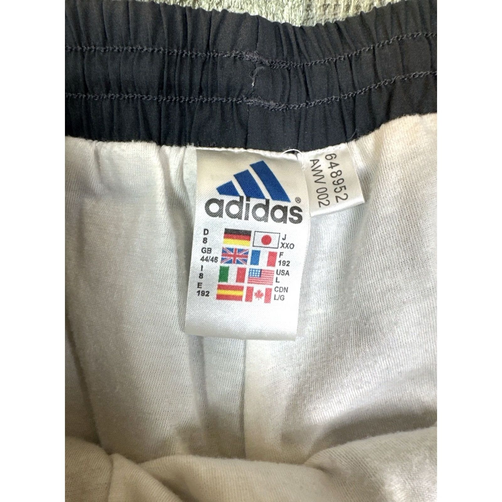 Adidas Adidas Track Pants Mens Large Gray Athletic Warm Up Joggers Pants L Gray Mens Contemporary Activewear Size US 33 - 3 Thumbnail