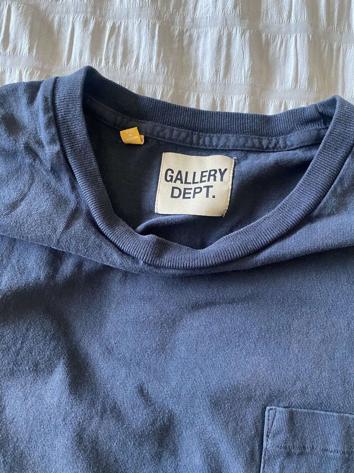 Gallery Dept. Gallery Dept Souvenir Red Logo Navy Blue Tee Size US XL / EU 56 / 4 - 5 Thumbnail