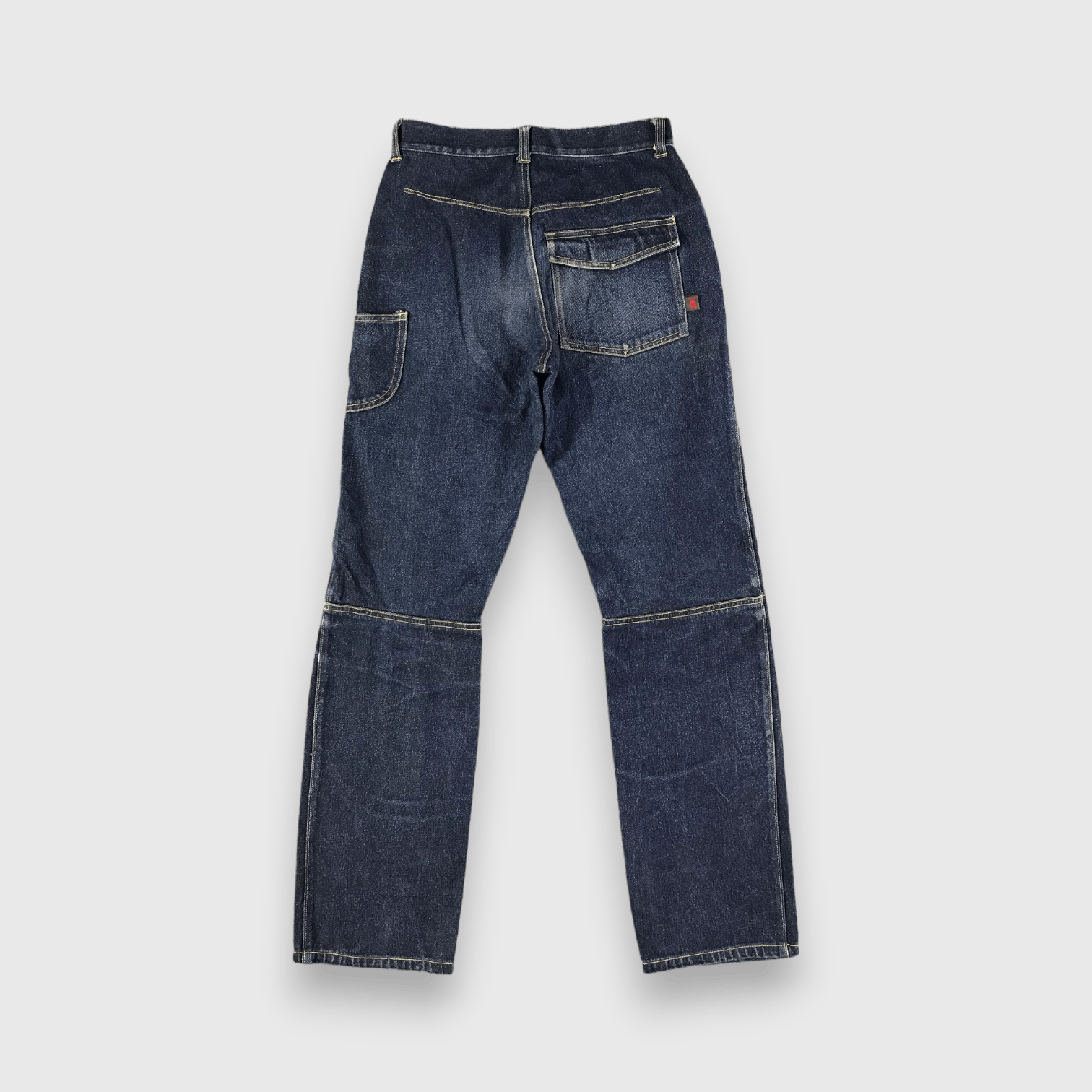 291295=Homme 291295 Homme Jeans Blue Stich Denim -J2861 Size US 27 - 2 Thumbnail