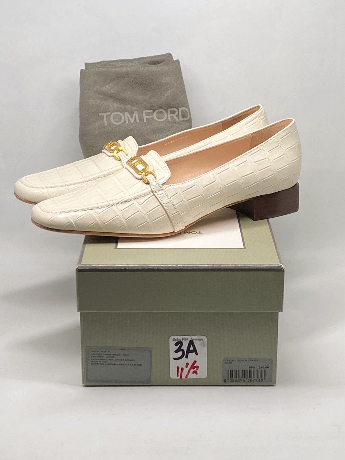 Tom Ford Tom Ford Whitney leather loafers size 41.5 Size US 11.5 / IT 41.5 - 10 Thumbnail