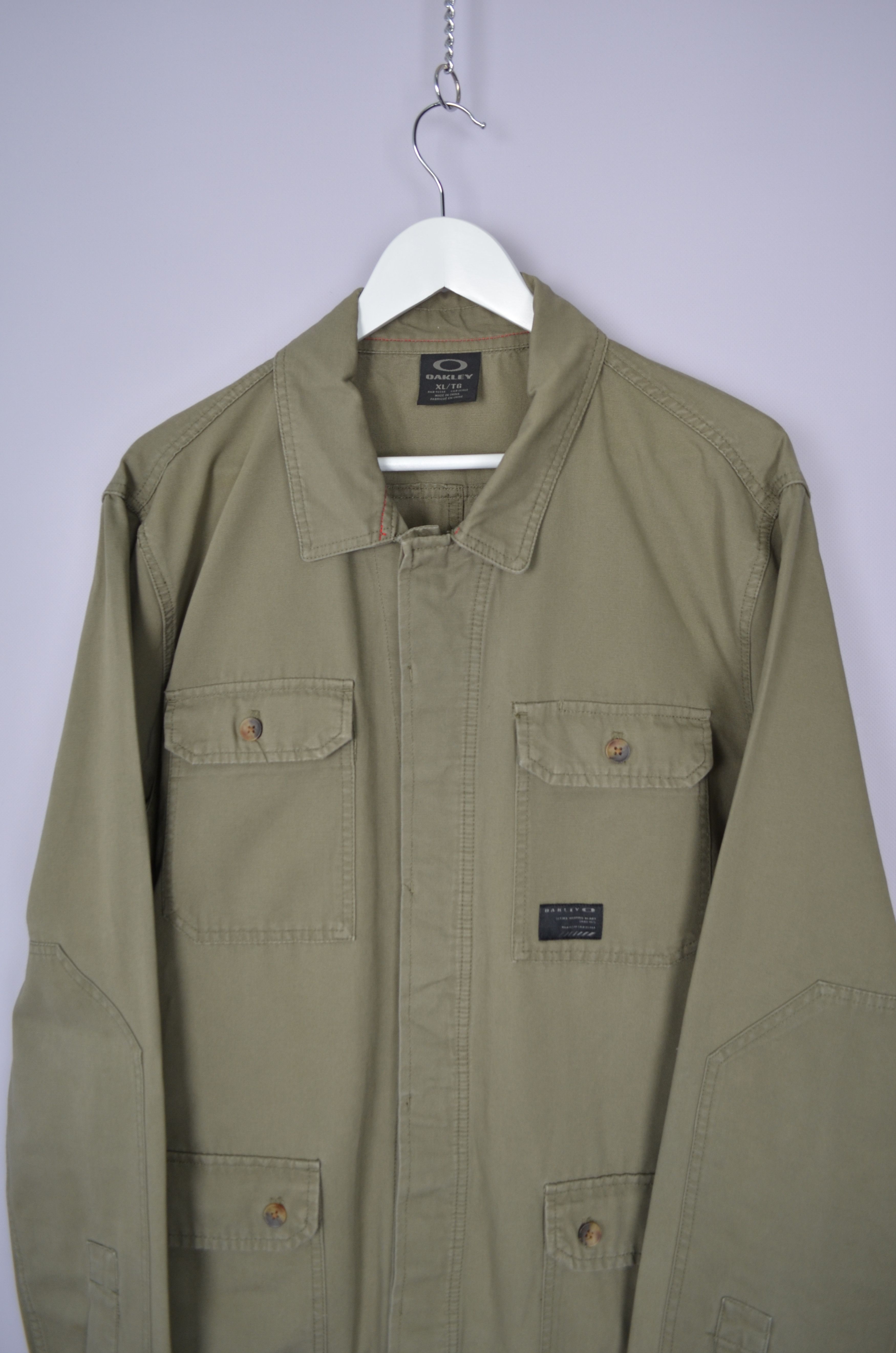 Oakley × Vintage Oakley The Dawn Khaki Olive Jacket Chore Coat Size XL Size US XL / EU 56 / 4 - 2 Thumbnail