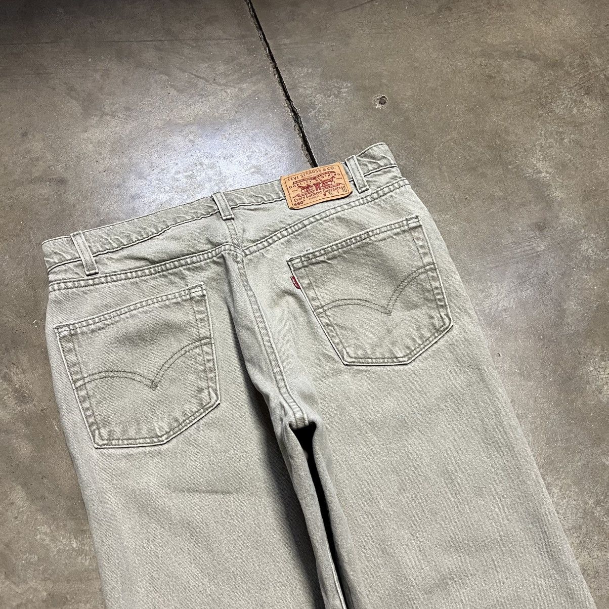 Levi's Vintage Levis 550 Denim Jeans Relaxed Fit Western 90s USA Size US 36 / EU 52 - 7 Thumbnail