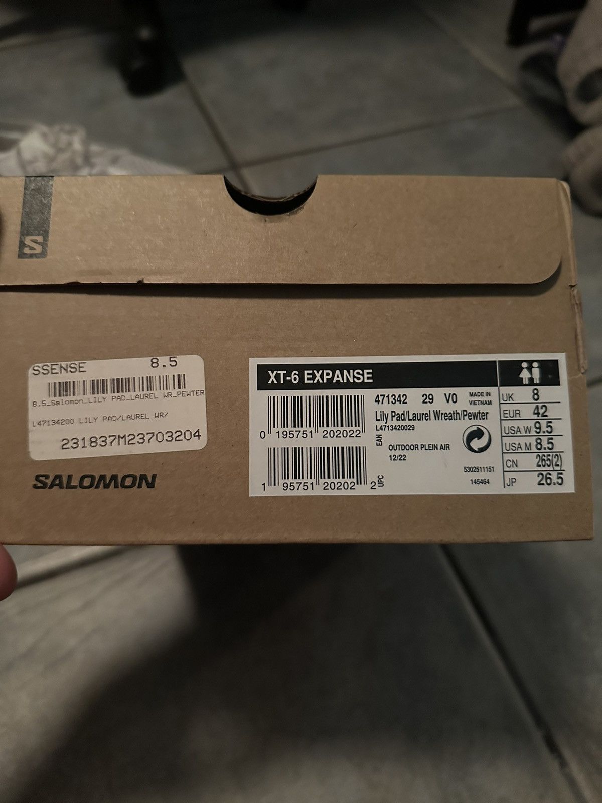 Salomon SSENSE Exclusive Salomon Sneakers XT-6 Size US 8.5 / EU 41-42 - 11 Thumbnail