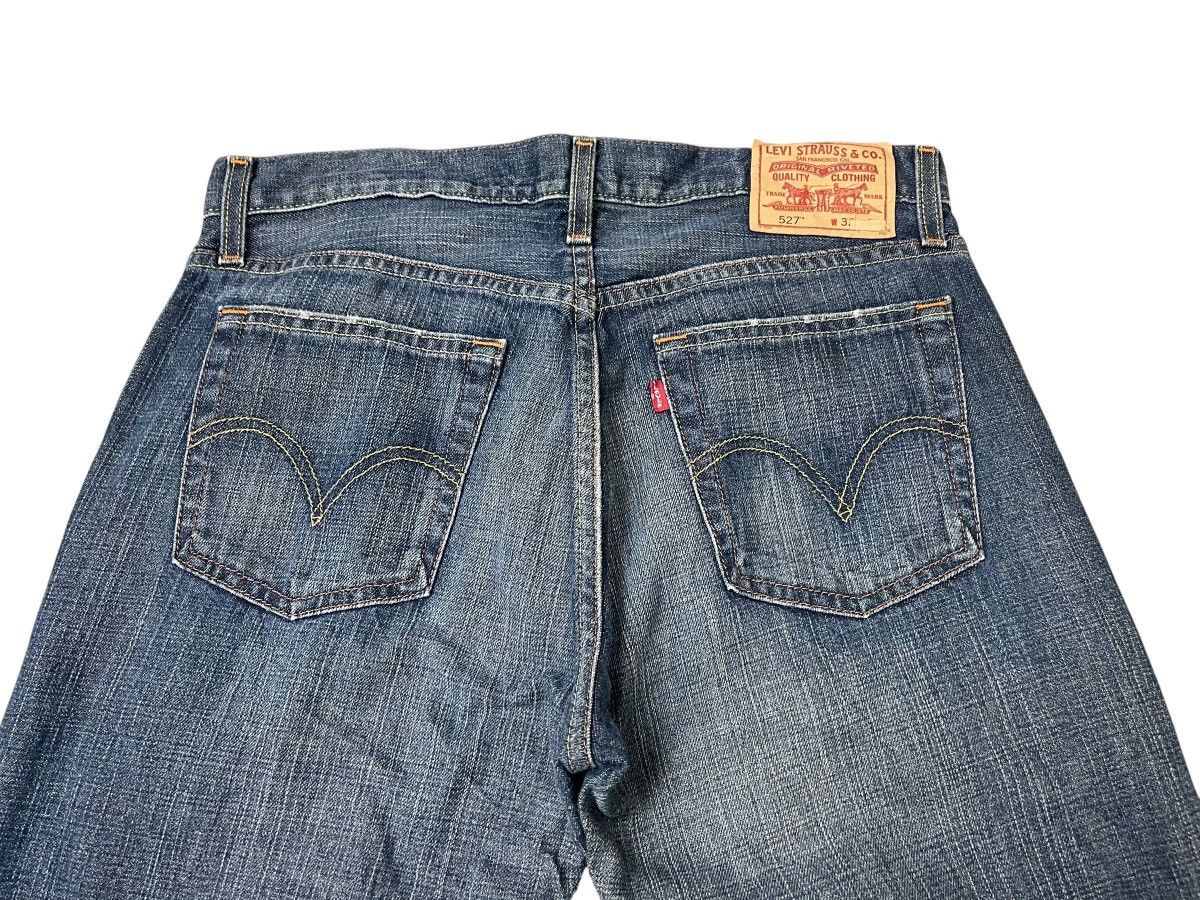 Levi's Vintage Levi’s 527 Low Boot Cut Jeans Flare Size US 32 / EU 48 - 3 Thumbnail