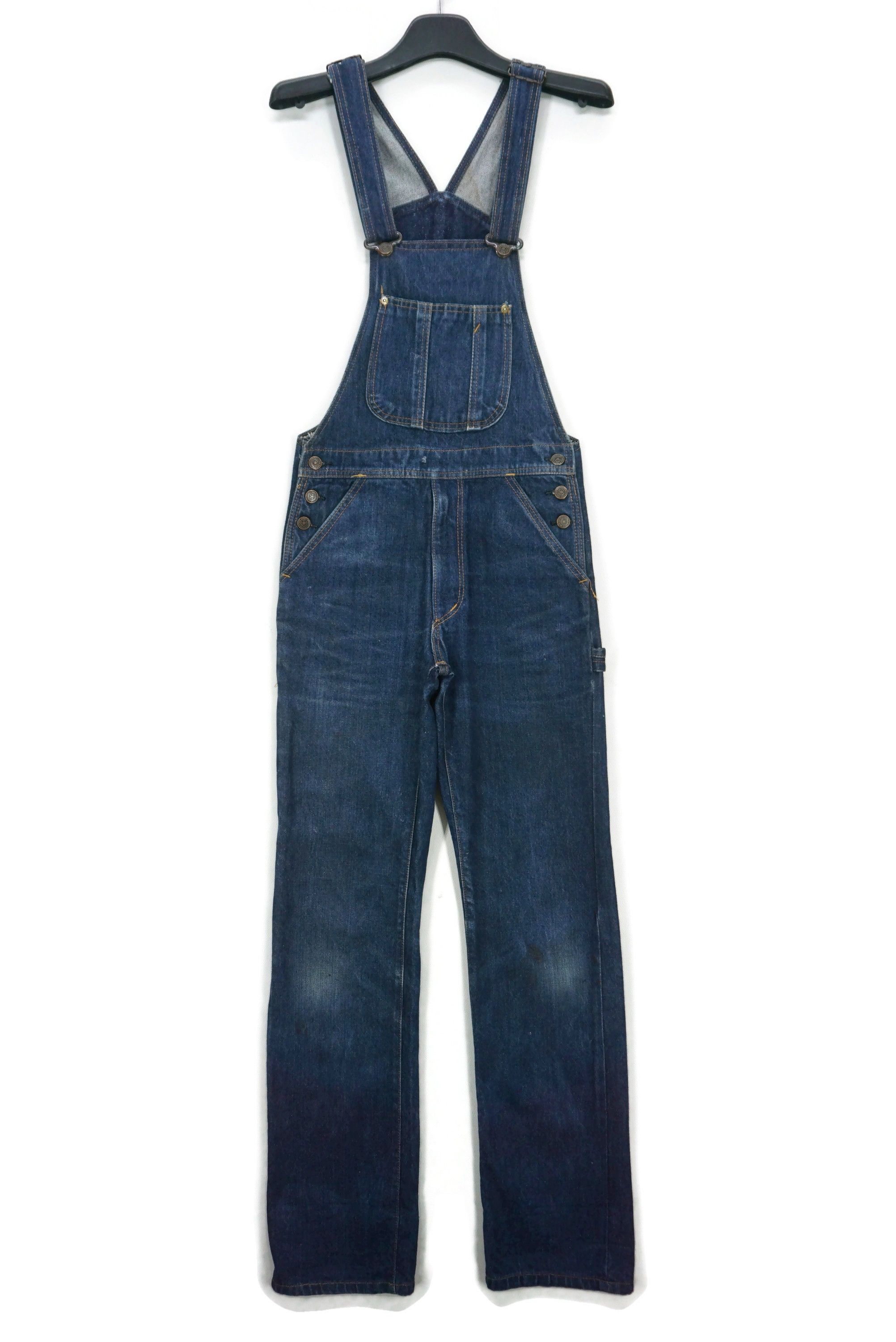 Japanese Brand John Bull Denim Overalls fit W29xL33 Carpenter Jeans Size 26" / US 2 / IT 38 - 1 Thumbnail