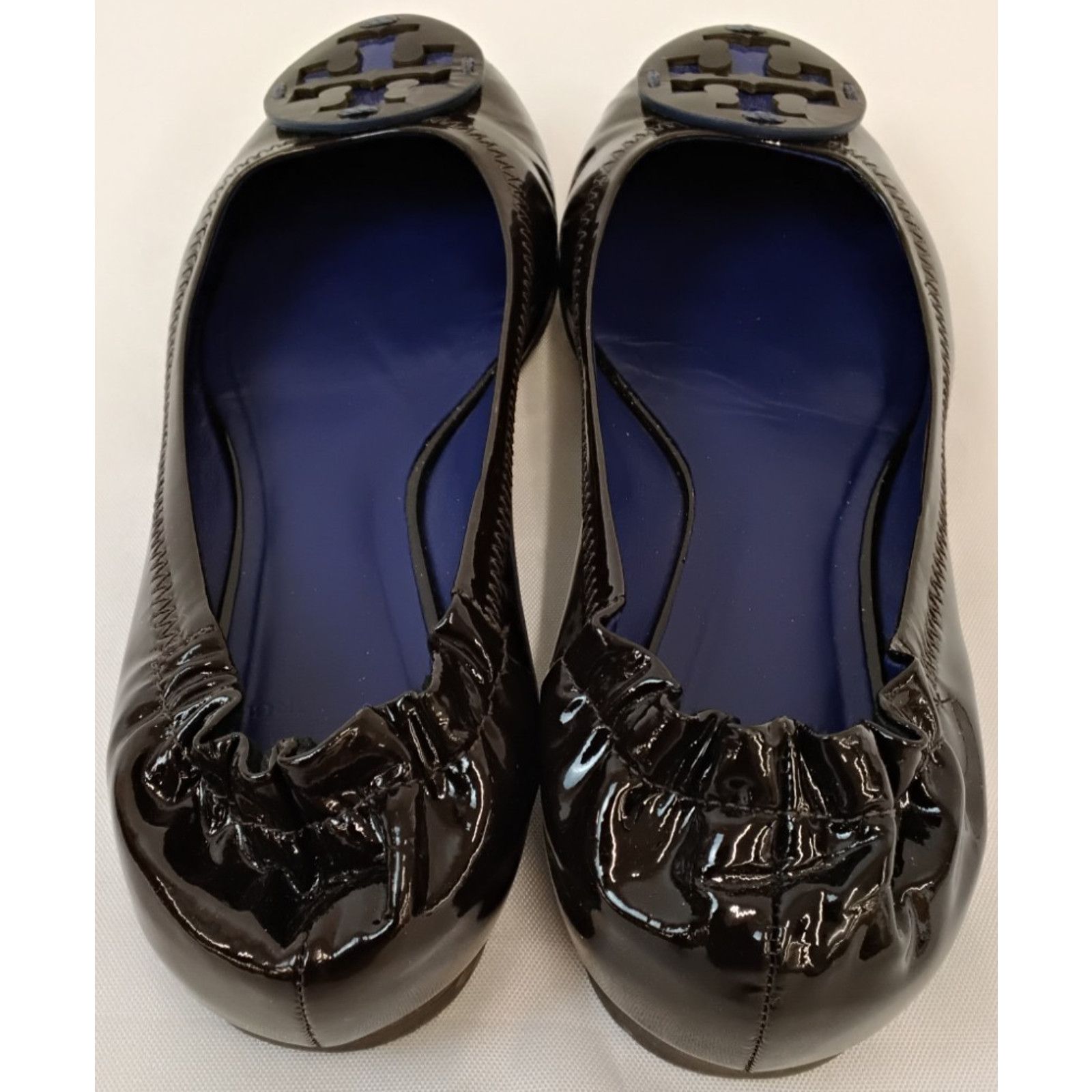 Tory Burch Tory Burch Reva Ballet Flats Women's 6.5M Brown Patent Size US 6.5 / IT 36.5 - 8 Thumbnail