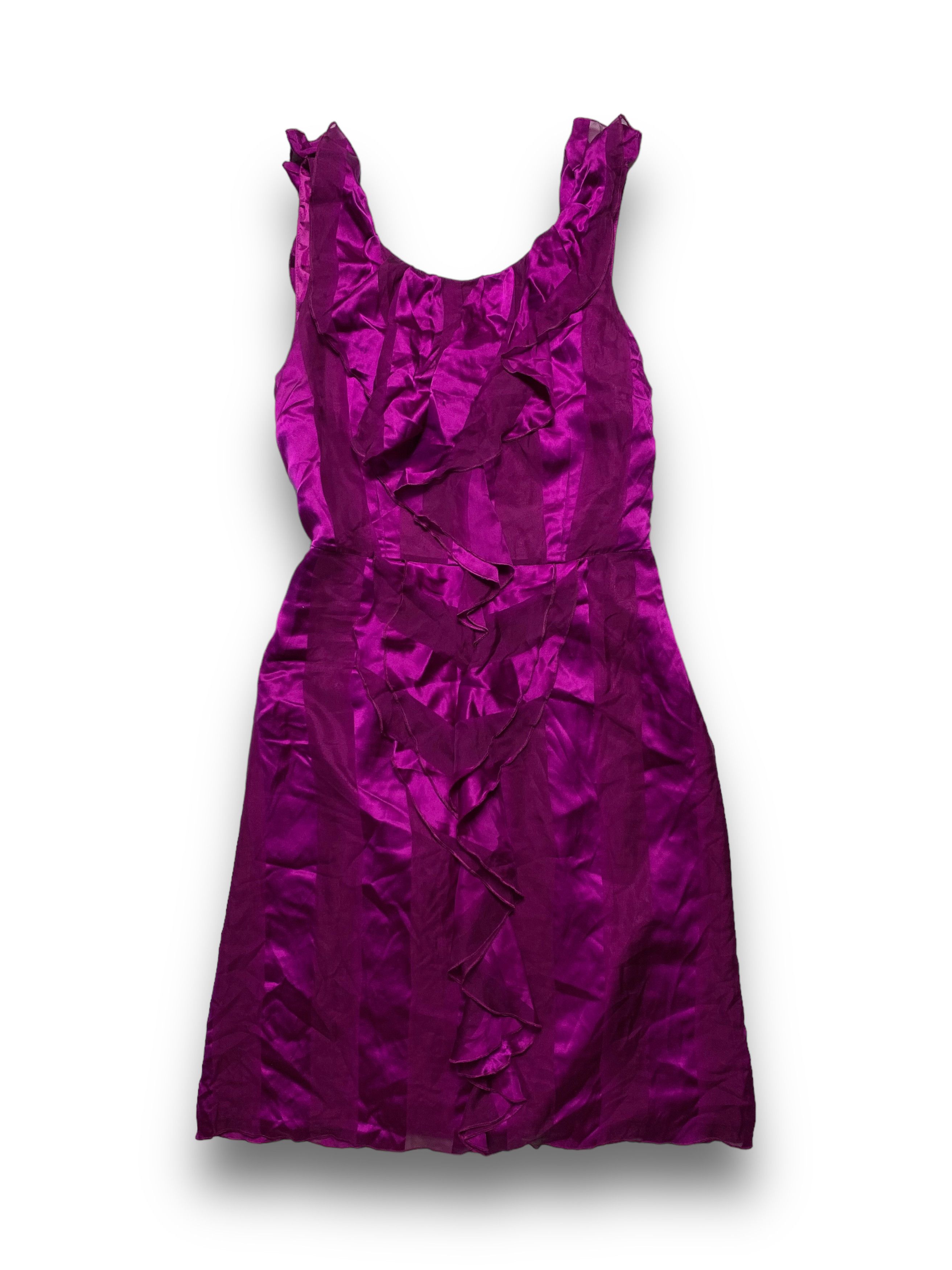 Moschino × Vintage Moschino luxury premium silk purple dress Size M / US 6-8 / IT 42-44 - 2 Thumbnail