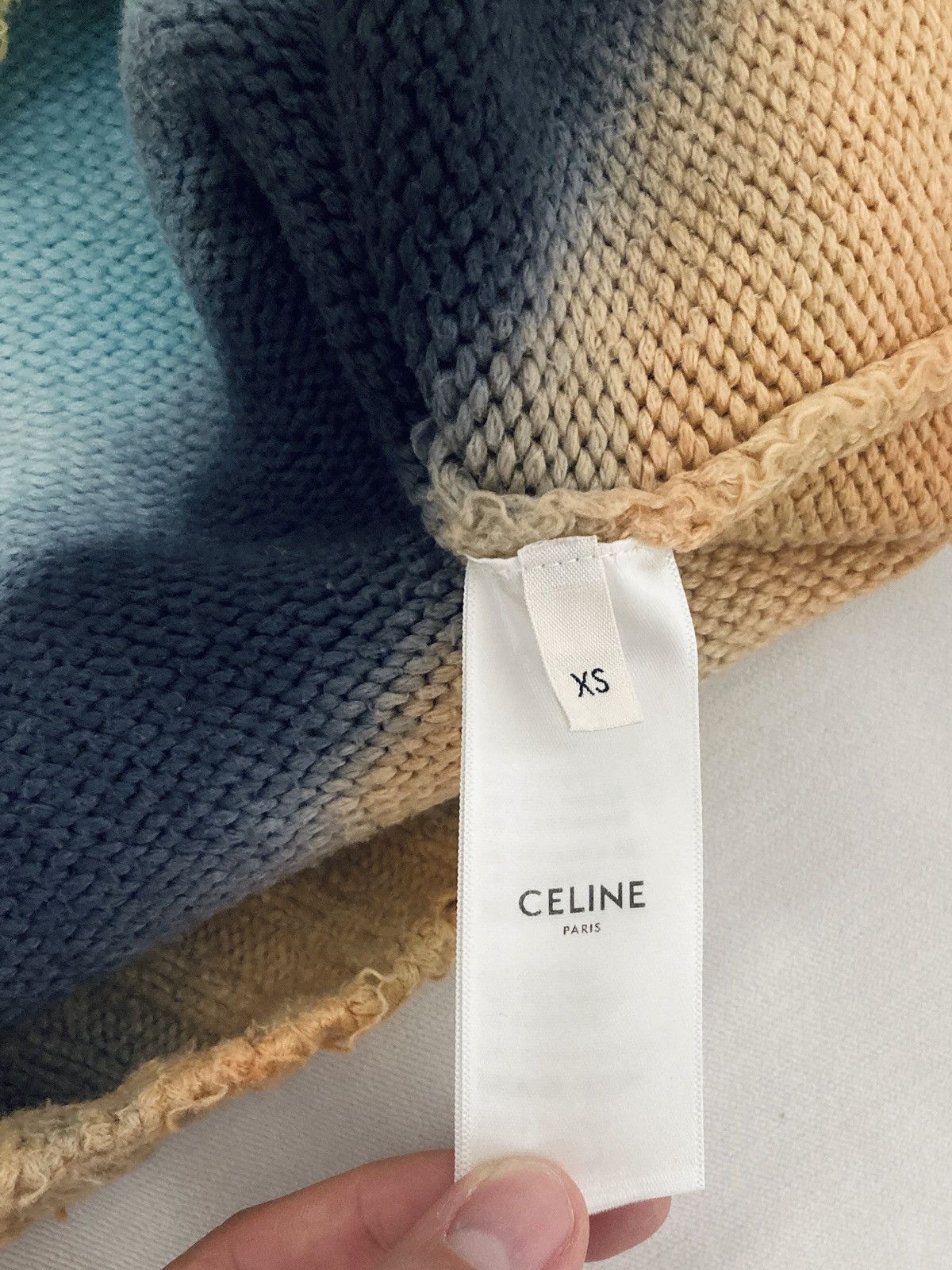 Celine CELINE BY HEDI SLIMANE 21SS OVERSIZE Tie-Dye Brushed Sweater Size US XS / EU 42 / 0 - 10 Thumbnail