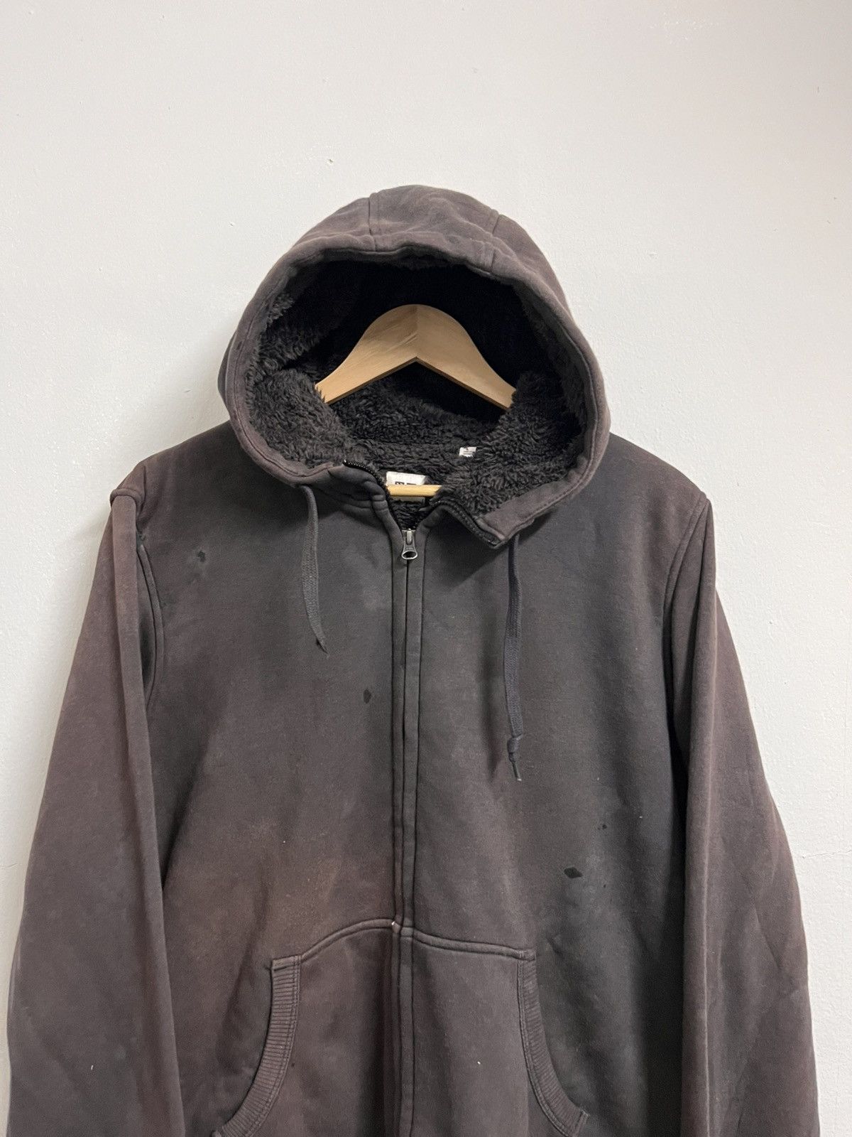 Japanese Brand uniqlo perfect faded distressed homeless hoodie Size US L / EU 52-54 / 3 - 3 Thumbnail