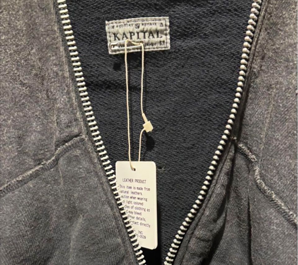 Kapital Thriller Damaged Devil Hooded Blouson (studded remake) Boro Size US L / EU 52-54 / 3 - 6 Thumbnail
