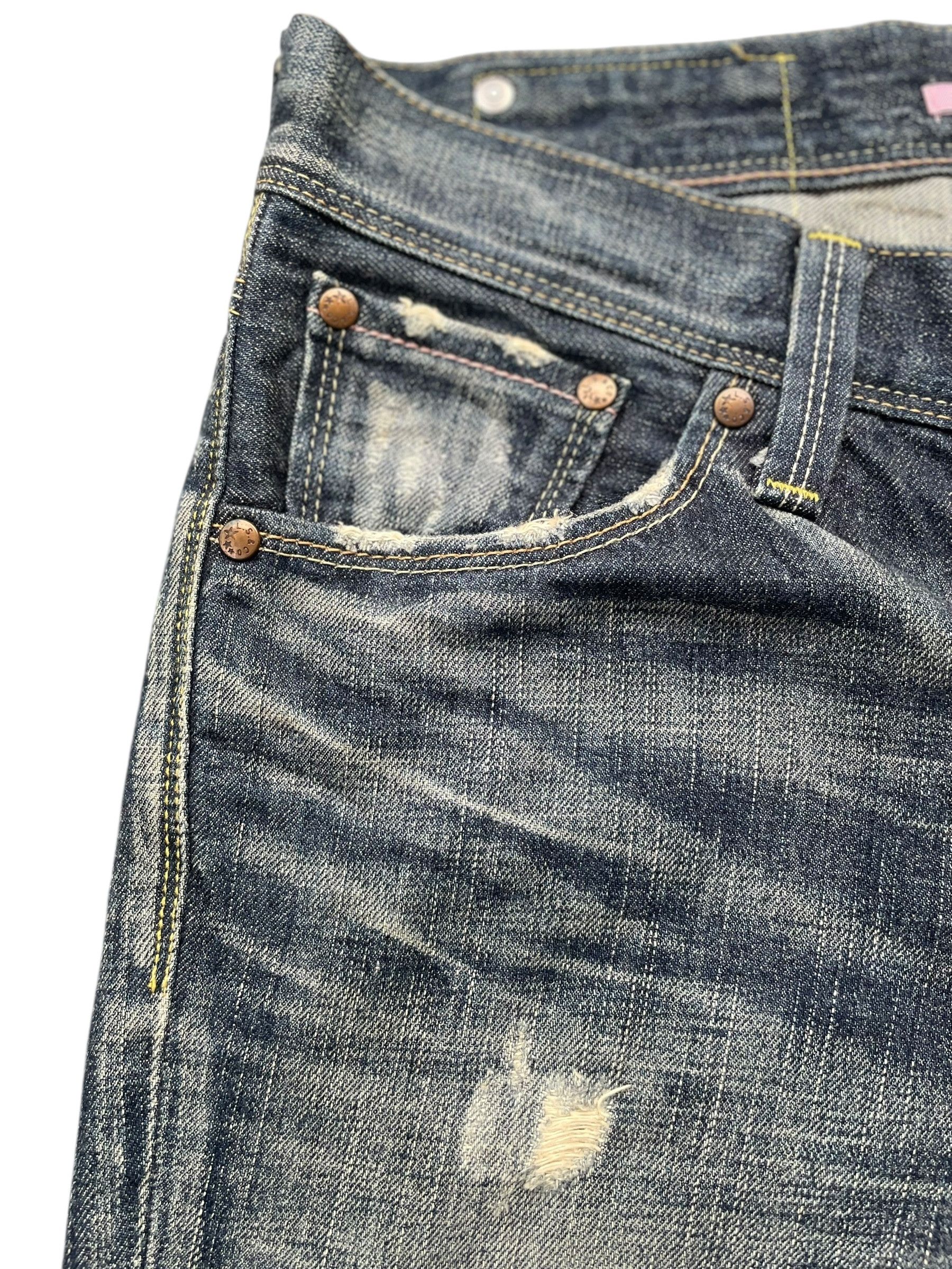 Levi's Vintage 2006 Levis 903 Lady Distresed Denim Size 31" - 4 Thumbnail