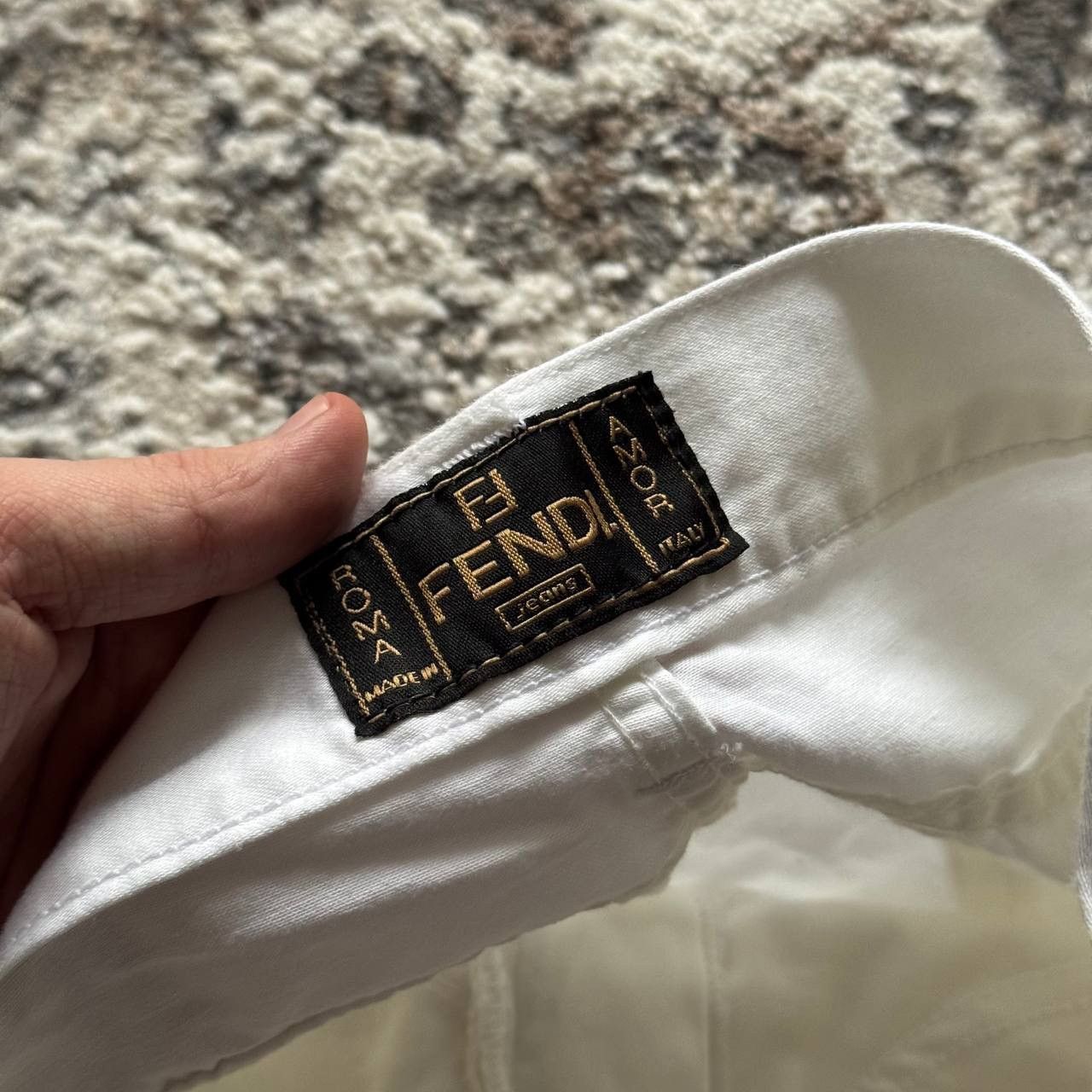 Fendi Rare Fendi Total White Cute Vintage 80s Retro Glam Pants Size 34" / US 12 / IT 48 - 7 Thumbnail