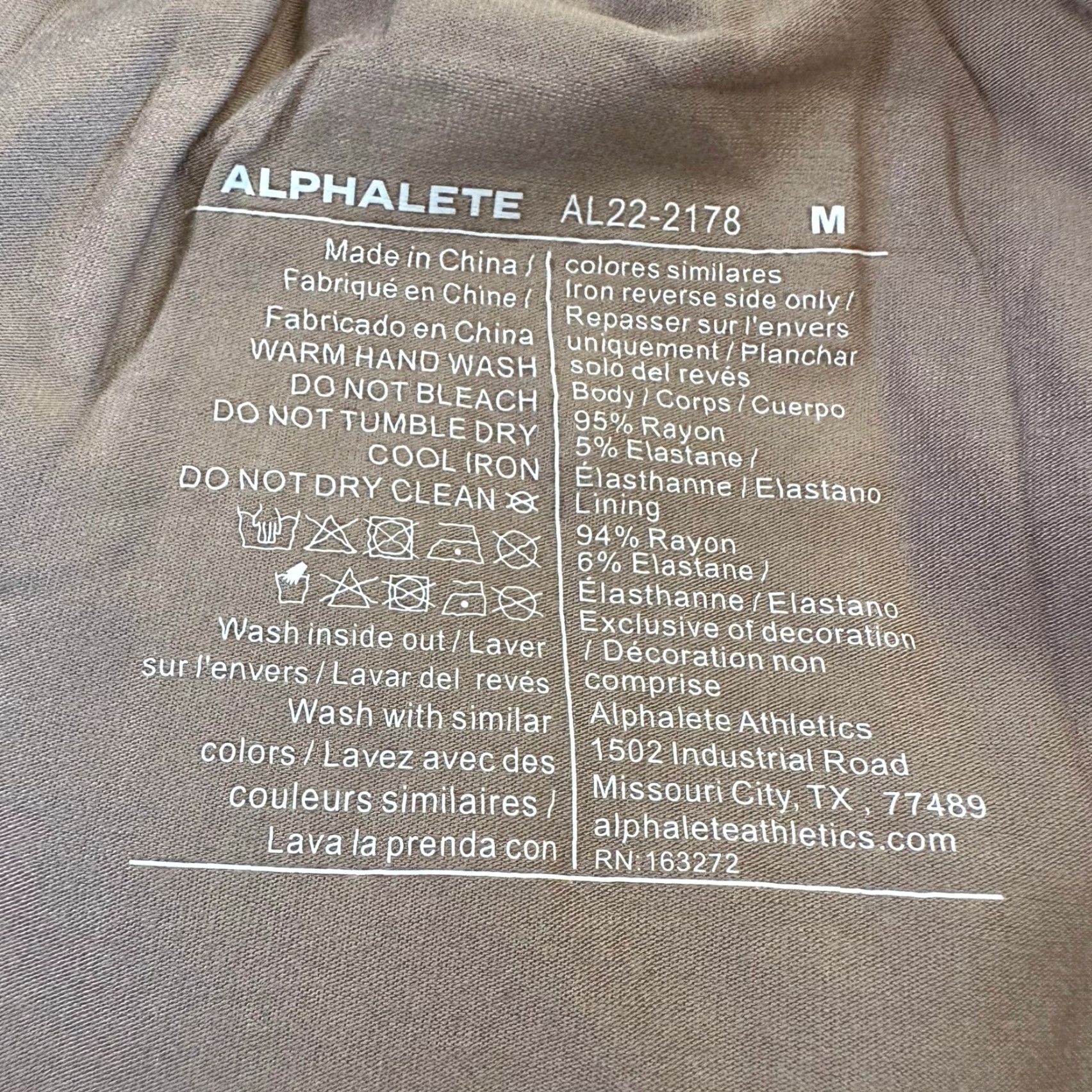 Vintage VINTAGE? No. Alphalete Jogger Pants Taupe Mauve Brown Mens M Size US 31 - 6 Thumbnail