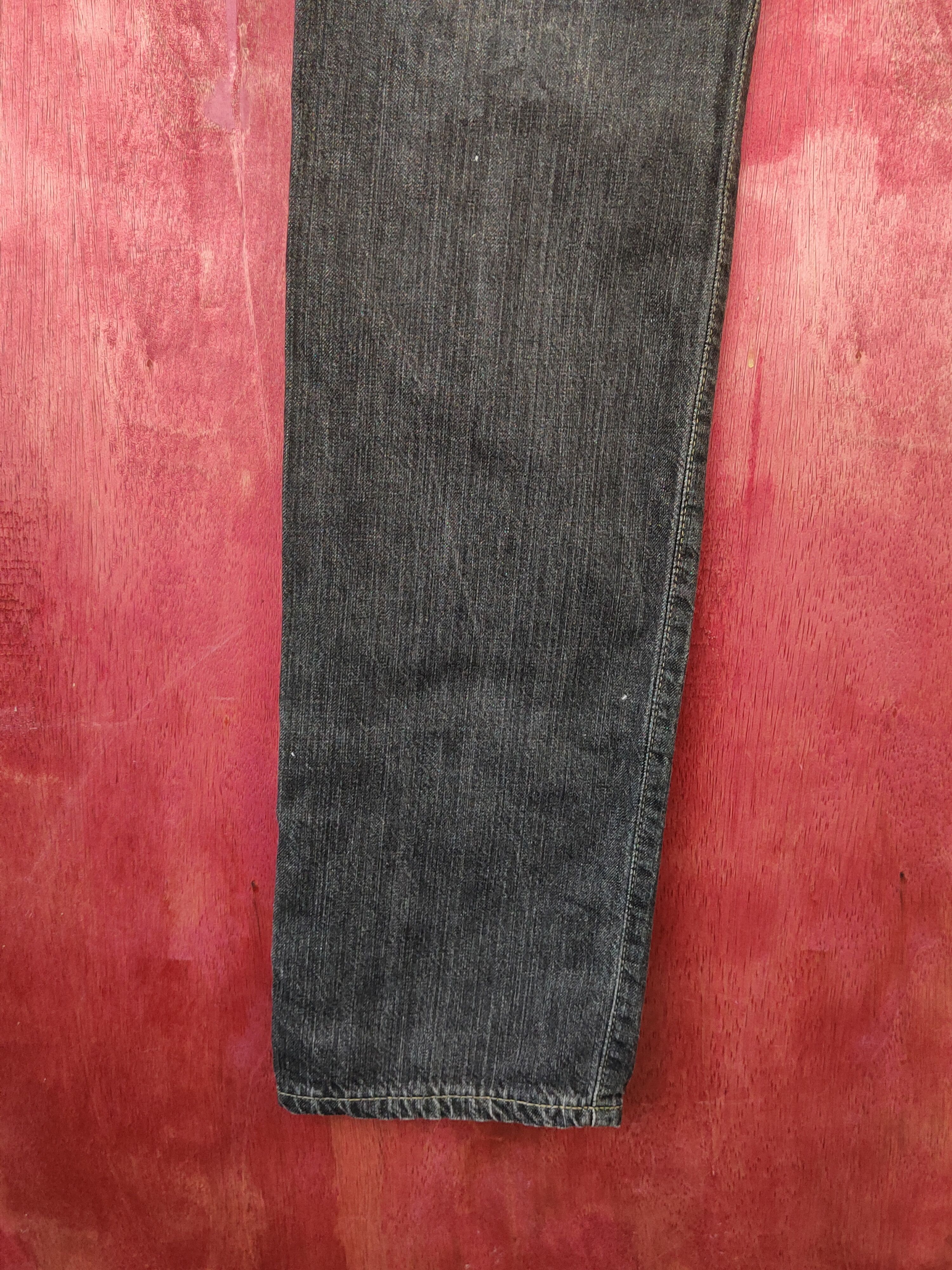 Edwin × Japanese Brand Edwin Black Distressed Ripped Jeans #S1851 Size US 29 - 9 Thumbnail