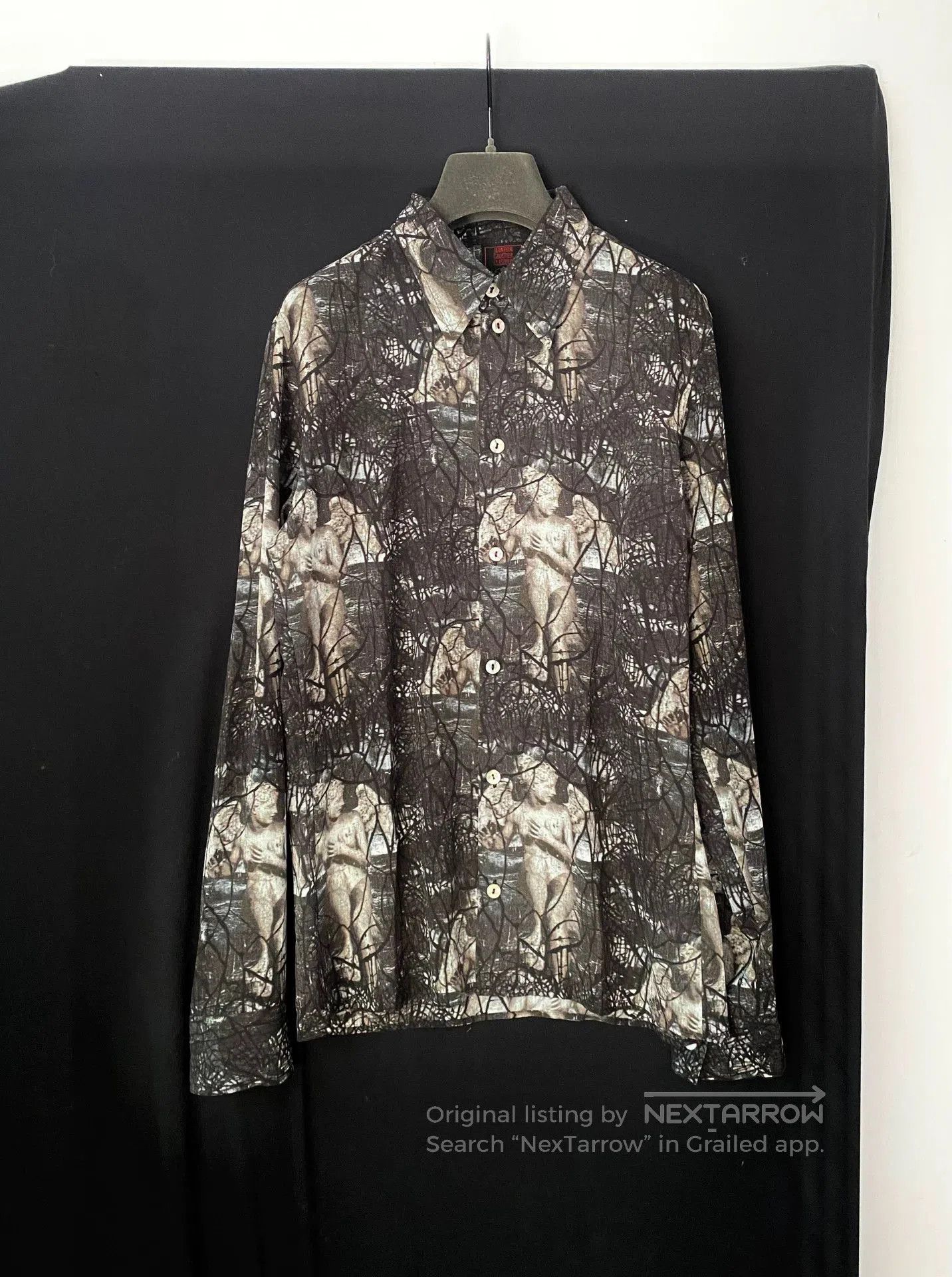 Jean Paul Gaultier 1980s Jean Paul Gaultier Angel Print Shirt. Size US XXS / EU 40 - 1 Thumbnail