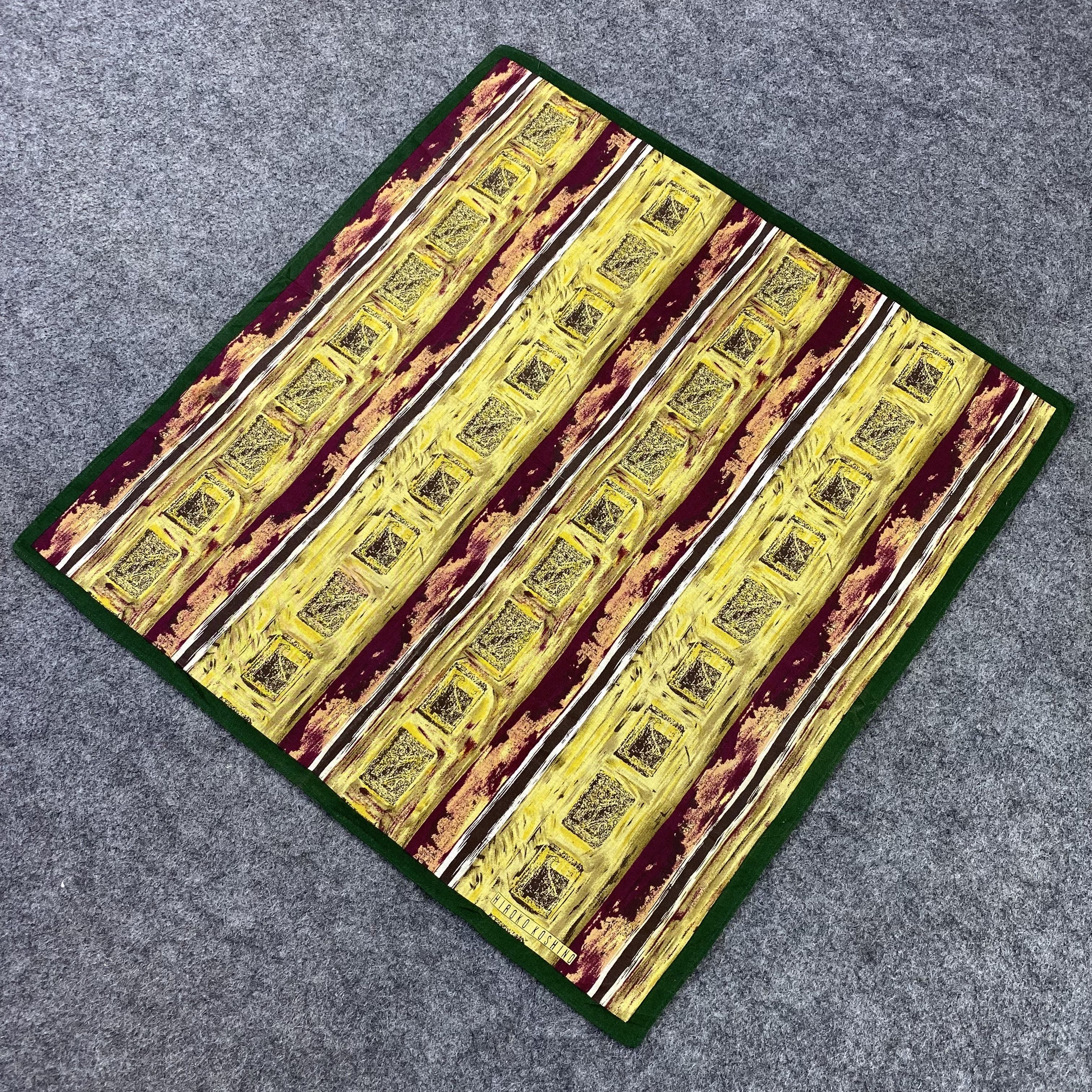 Japanese Brand Hiroko Koshino Handkerchief / Bandana / Neckerchief-B895 Size ONE SIZE - 4 Thumbnail
