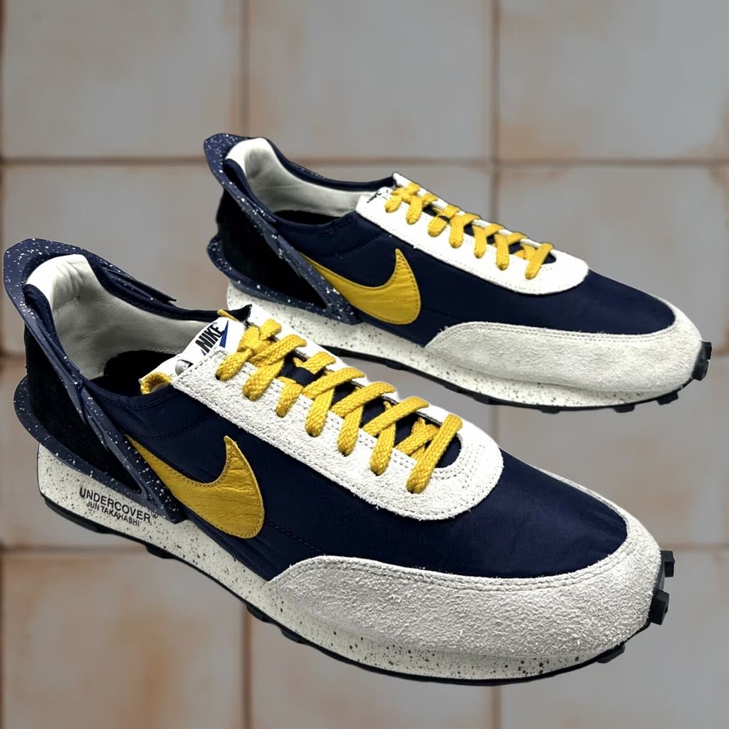 Nike Nike D Break Undercover CJ3295-400 Obsidian Blue Yellow Gold Dart Sail Mens 15 Sneakers Shoes Nike CJ 2019 Mens Size US 15 / EU 48 - 1 Thumbnail
