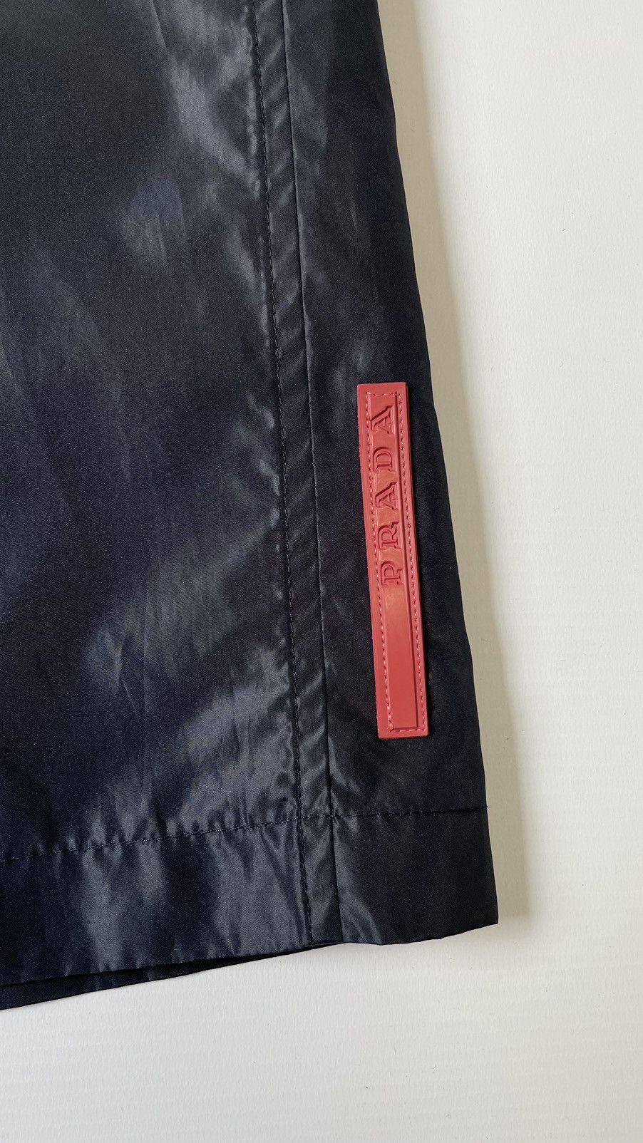 Prada Dark Blue Nylon Zip Mac Jacket Size US M / EU 48-50 / 2 - 13 Thumbnail