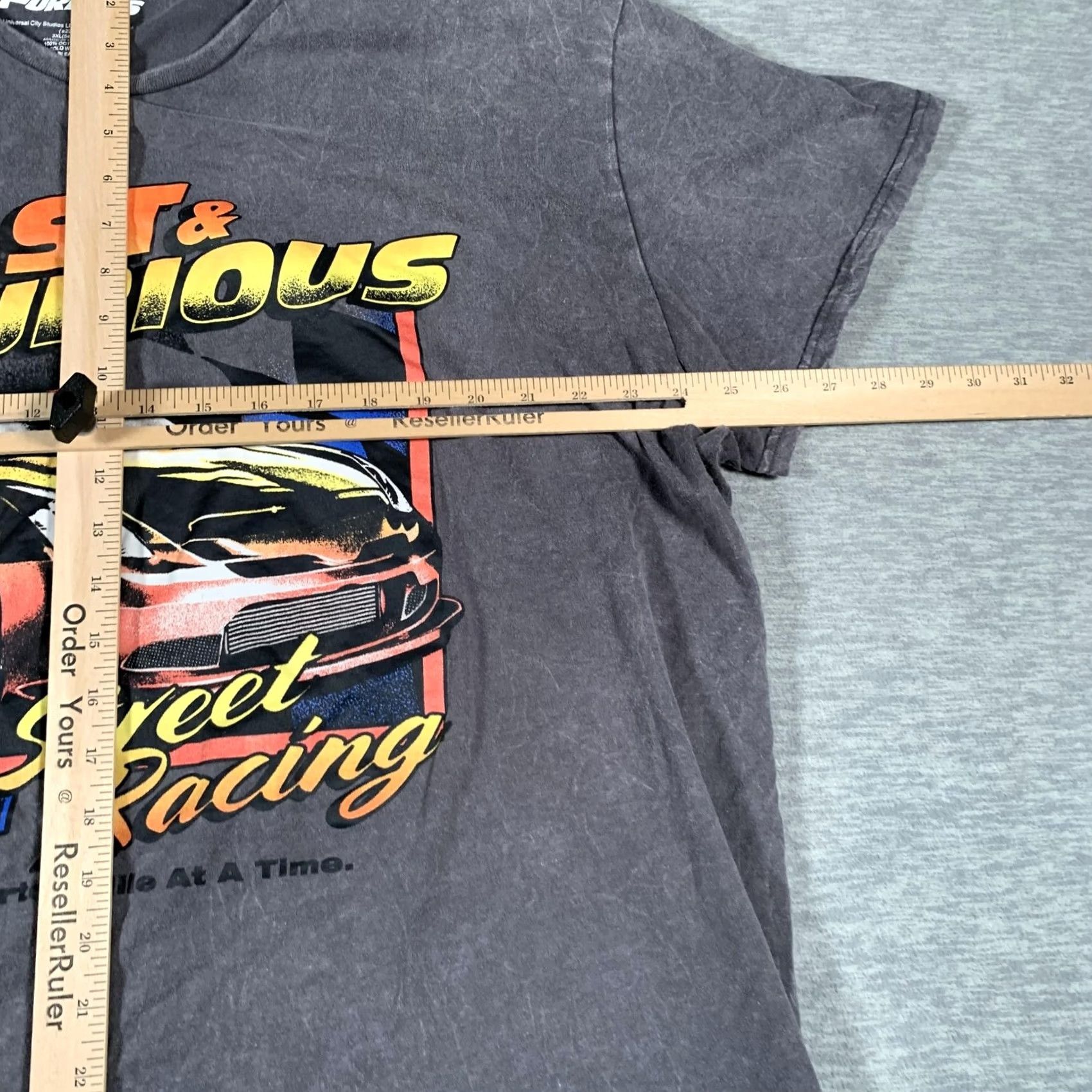 Vintage VINTAGE? No — Fast & Furious Shirt Mens 3XL Black Acid Wash Graphic Street Racing Tee T-Shirt Size US XXL / EU 58 / 5 - 7 Thumbnail