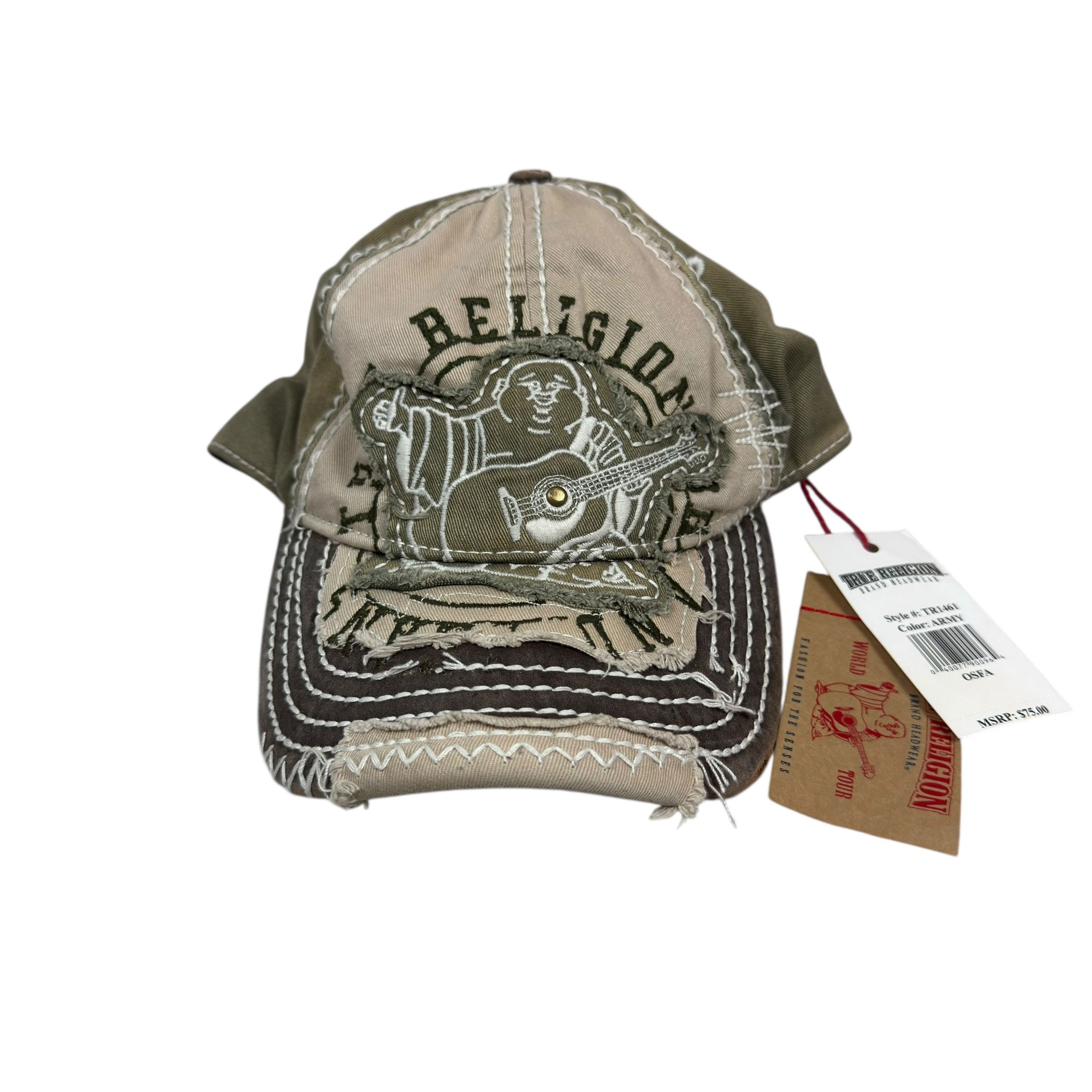 Japanese Brand × True Religion × Vintage True Religion vintage Big Buddha Strapback Adjustable Cap Size ONE SIZE - 4 Thumbnail